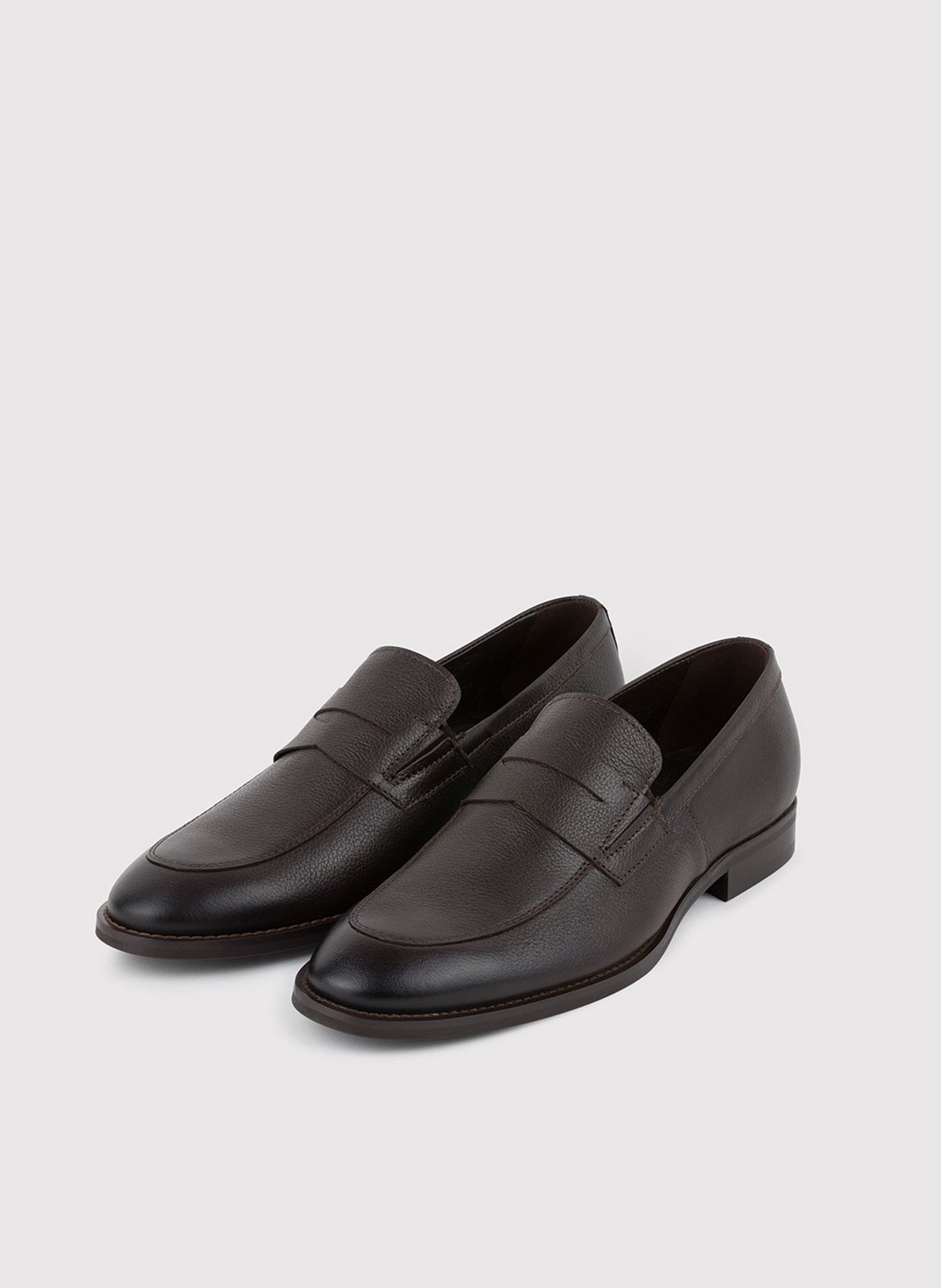 PAKO LORENTE – Brązowe loafersy męskie