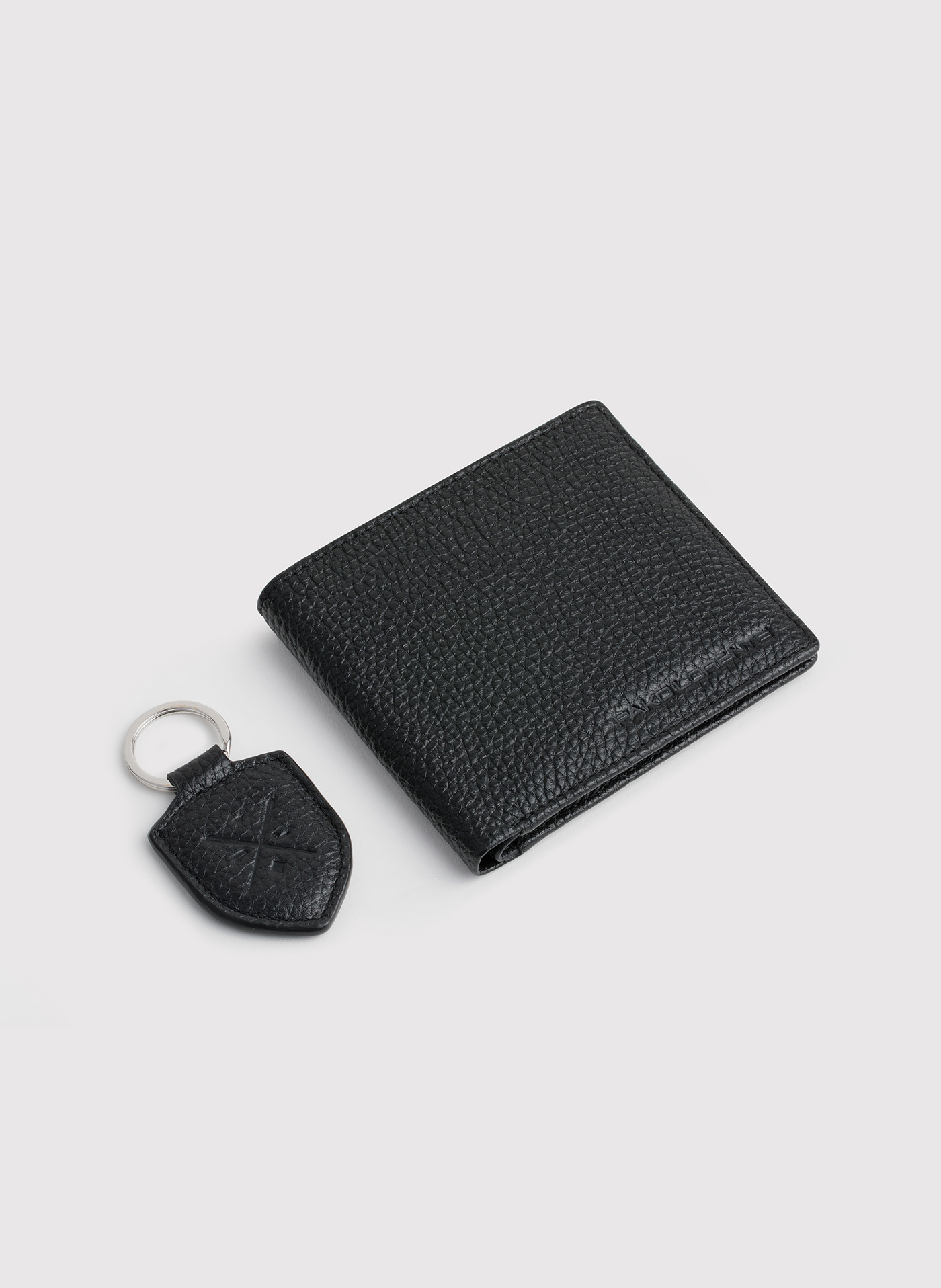 PAKO LORENTE – Zestaw męski skórzany portfel plus brelok