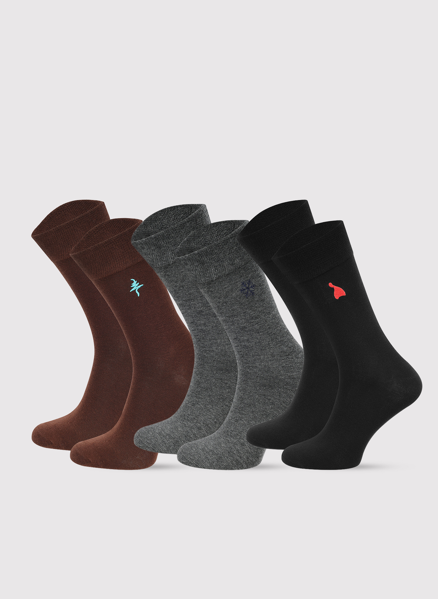 PAKO LORENTE - Zestaw skarpet męskich w świąteczne wzory