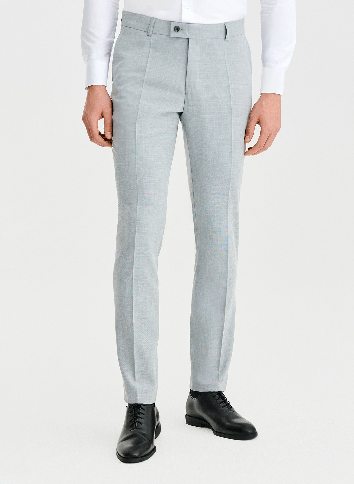 PAKO LORENTE – Szare spodnie ganiturowe