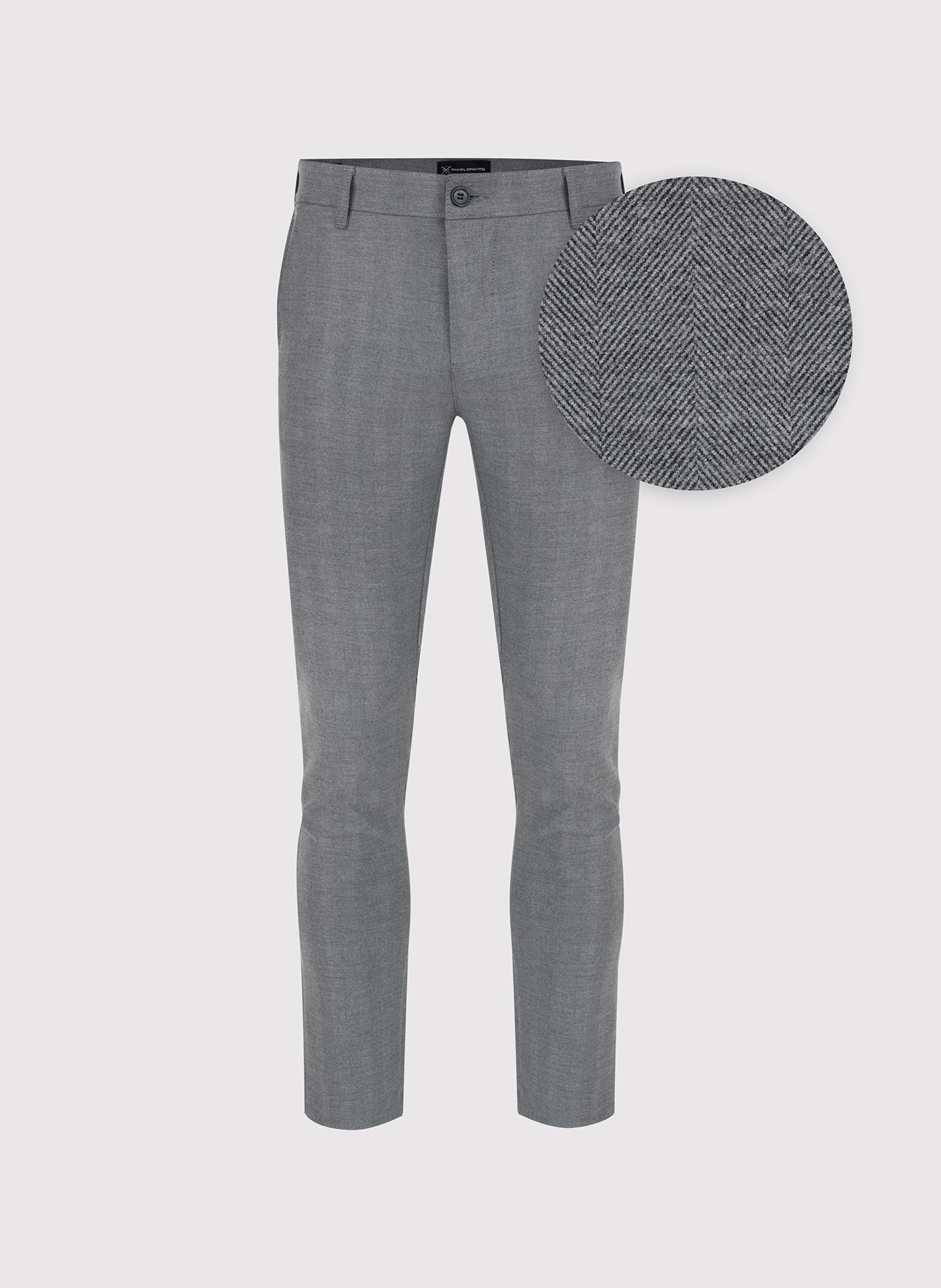 PAKO LORENTE – Casualowe spodnie męskie w kolorze szarym