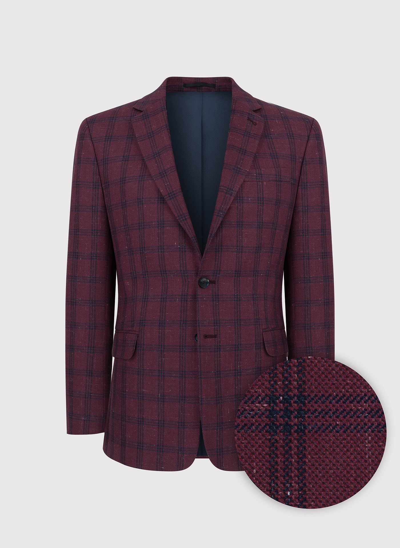 PAKO LORENTE – Bordowa marynarka casualowa