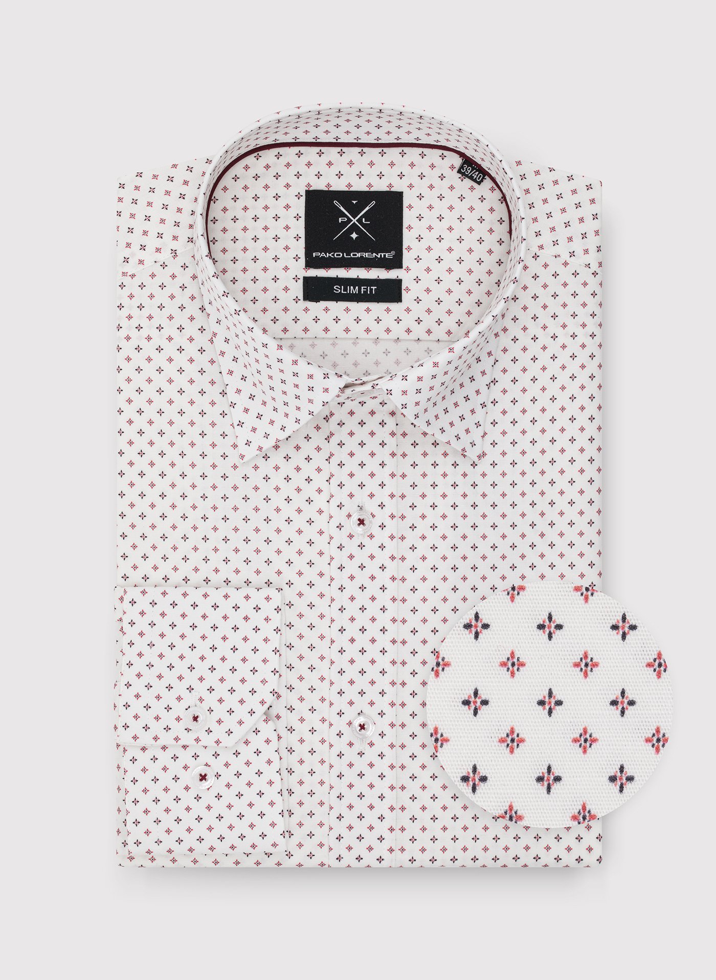 PAKO LORENTE – Koszula męska w mikrowzór