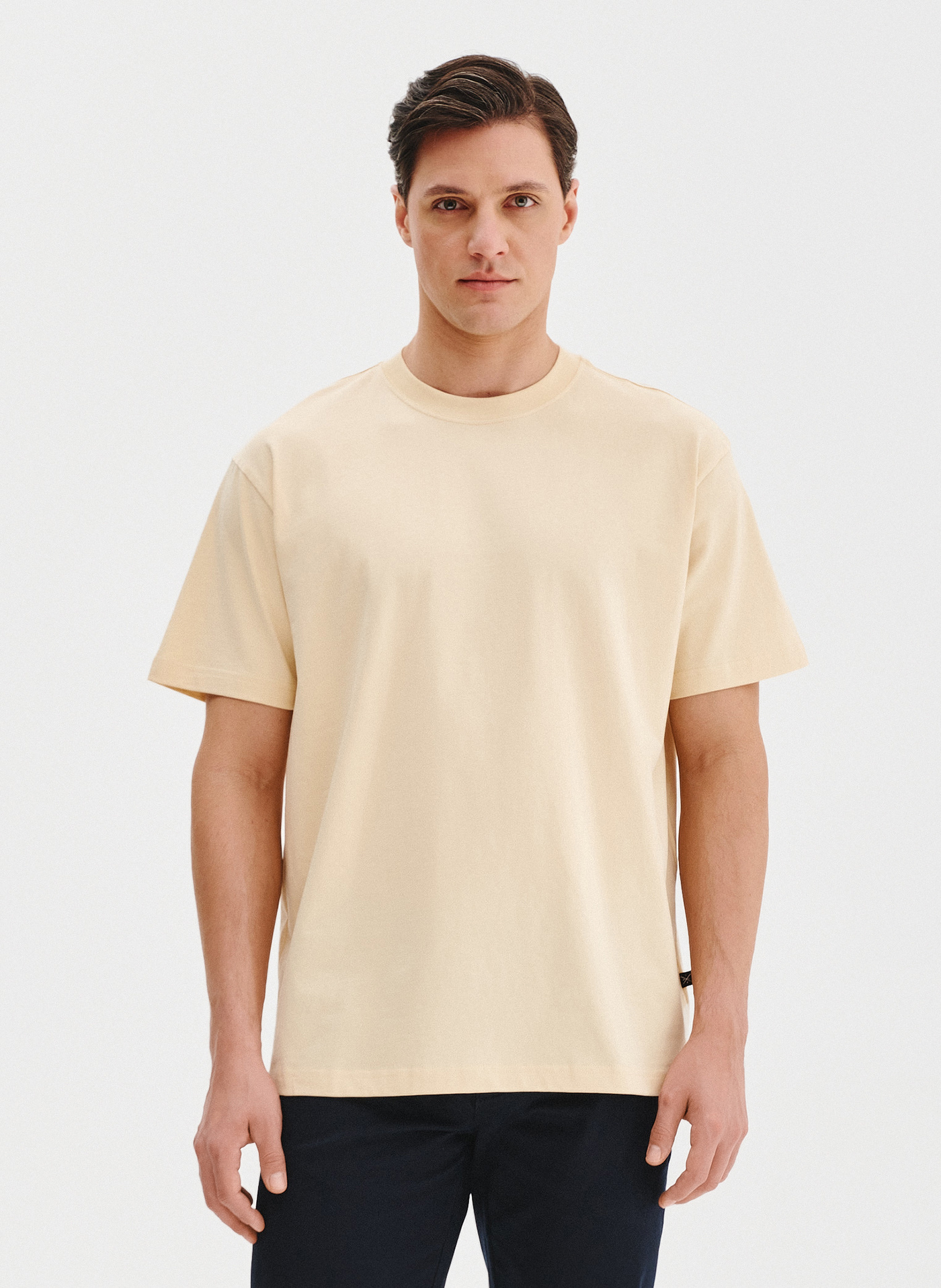 PAKO LORENTE – Beżowy t-shirt oversize