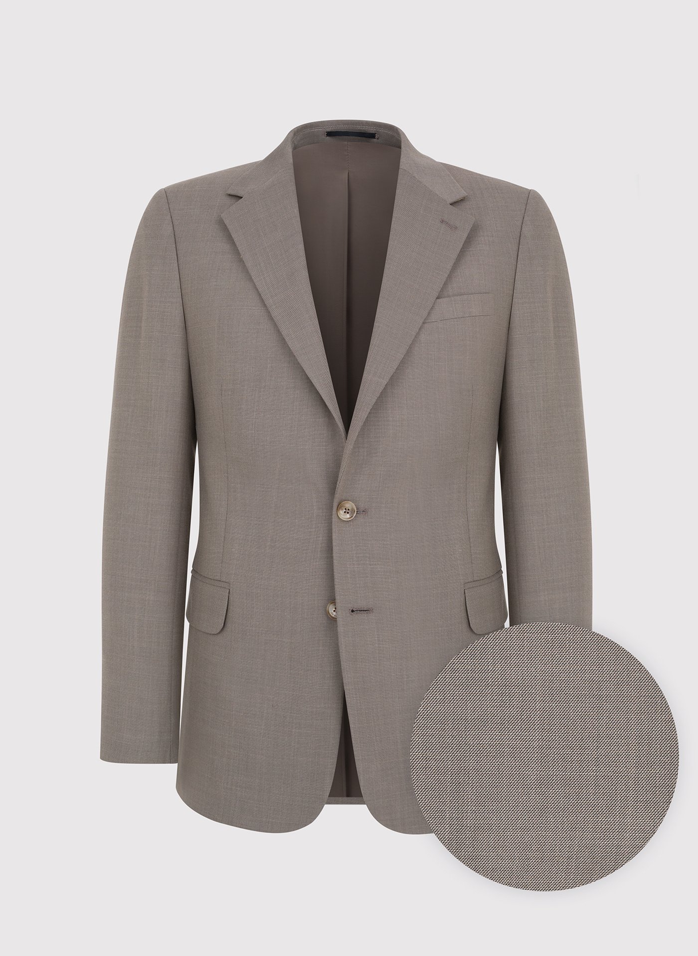 PAKO LORENTE – Jasnobrązowa marynarka garniturowa