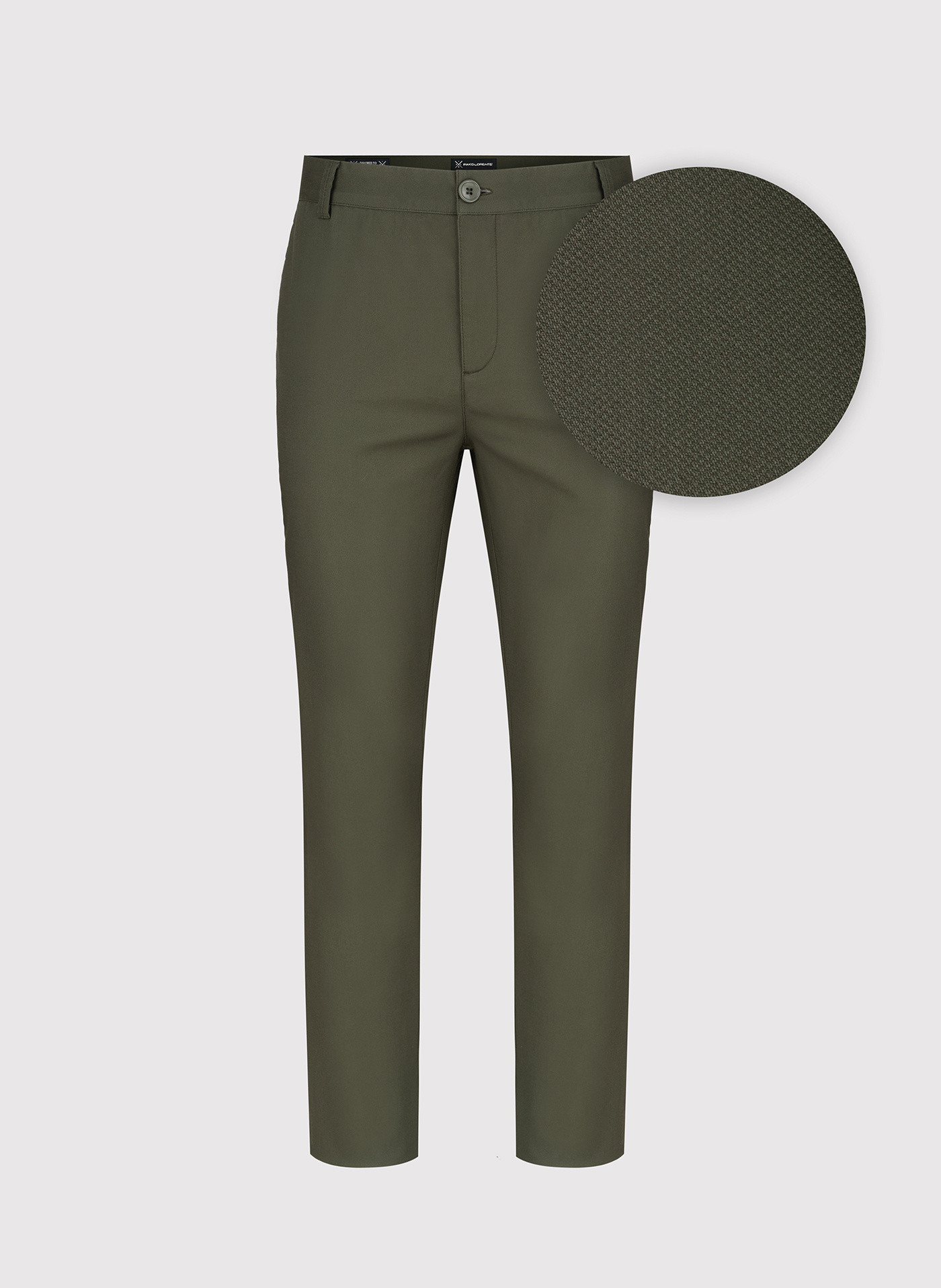 PAKO LORENTE – Zielone gładkie spodnie męskie P24SF-WX-003-Z-0 - Pako Lorente