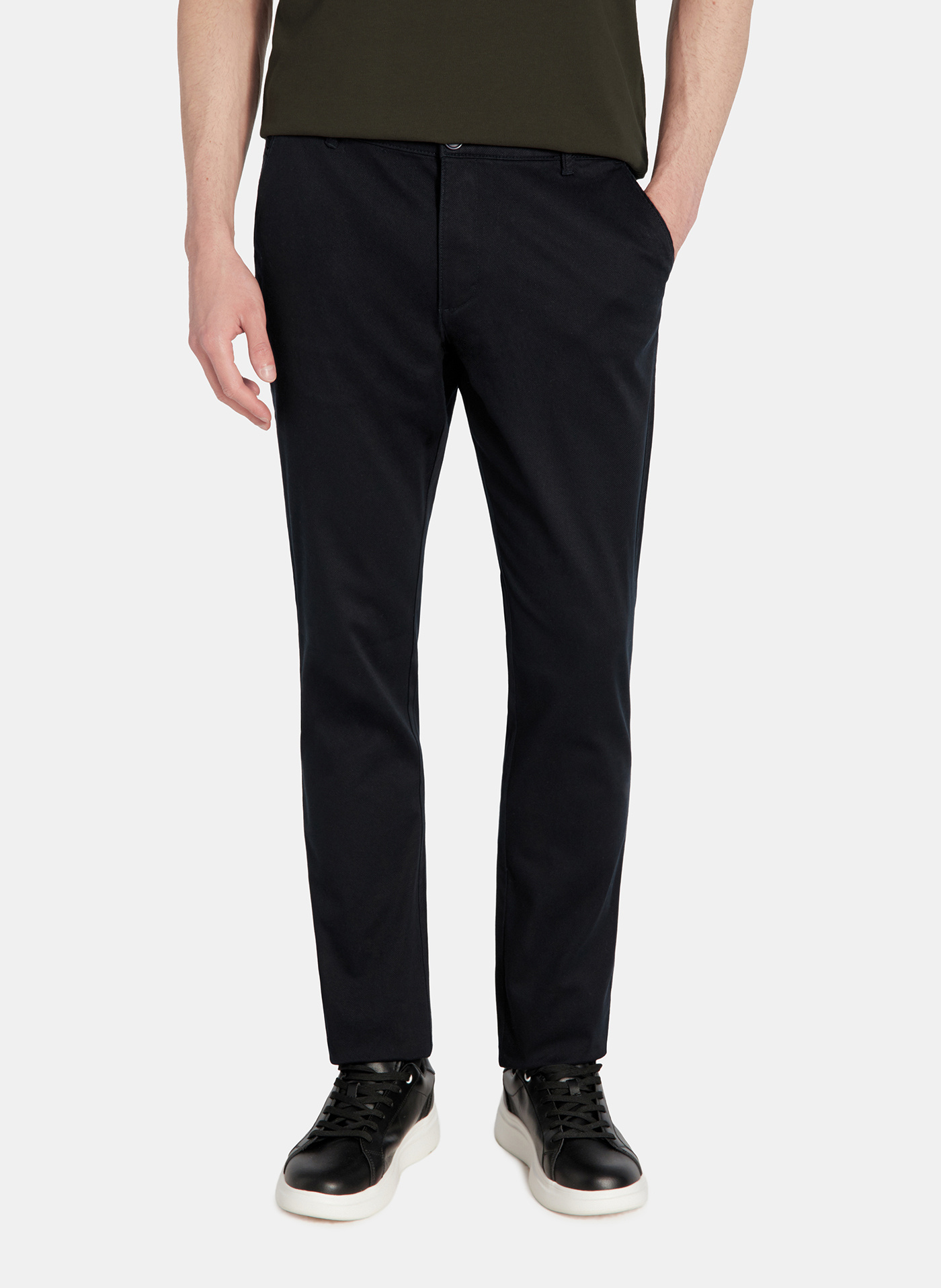 PAKO LORENTE - Granatowe spodnie męskie