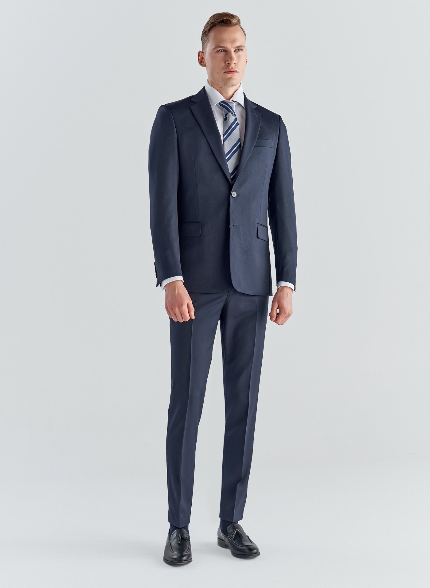 PAKO LORENTE – Spodnie męskie garniturowe ARMIN PPLM9-6G-166-G