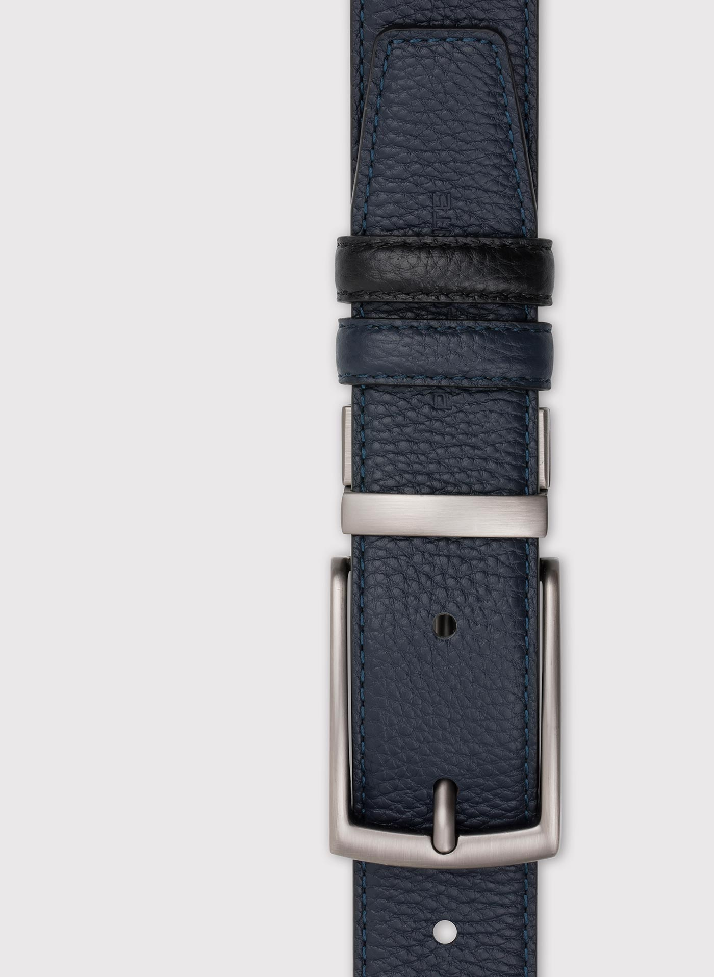 PAKO LORENTE – Dwustronny skórzany pasek męski