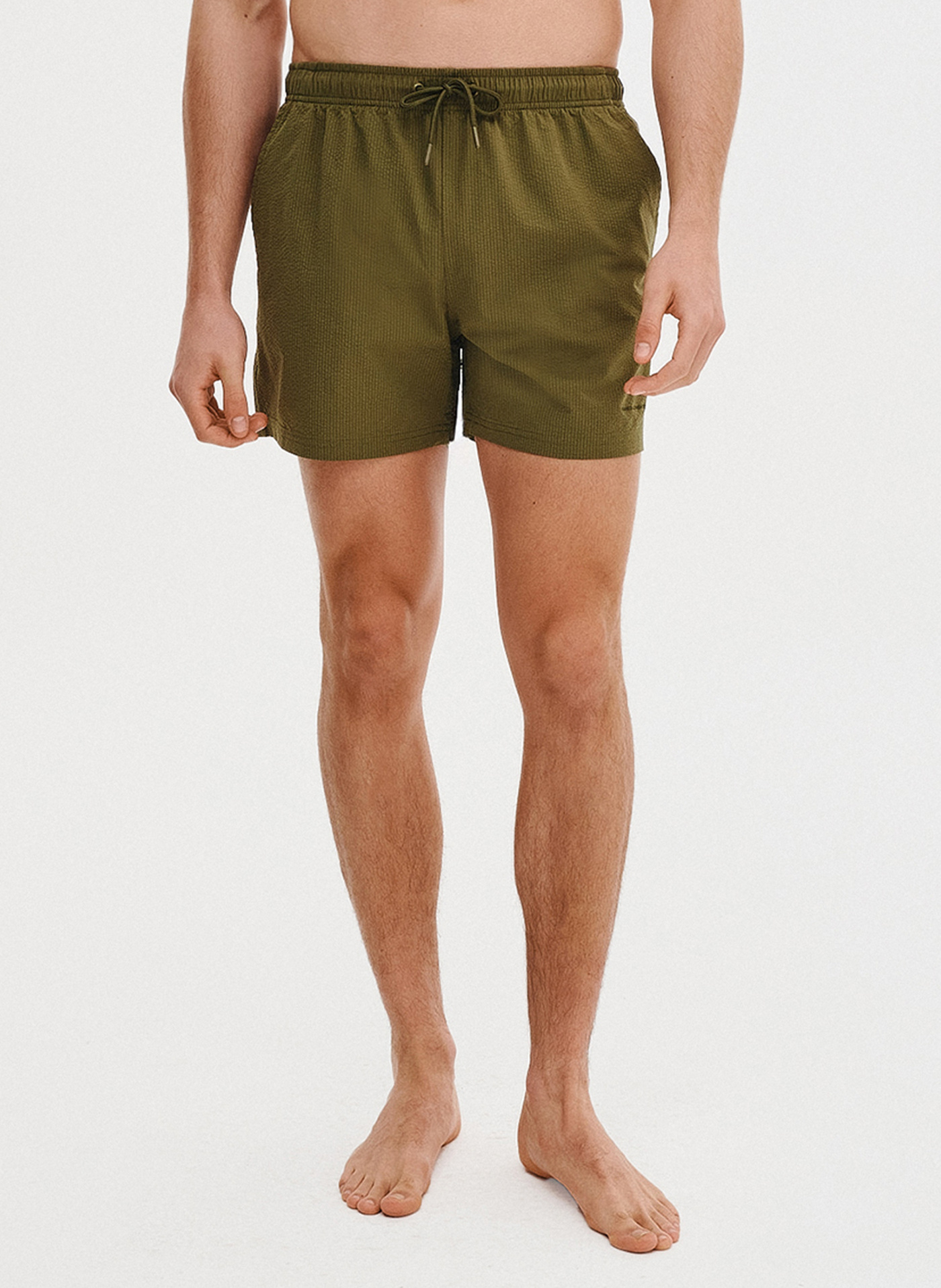 PAKO LORENTE - Zielone szorty kąpielowe męskie