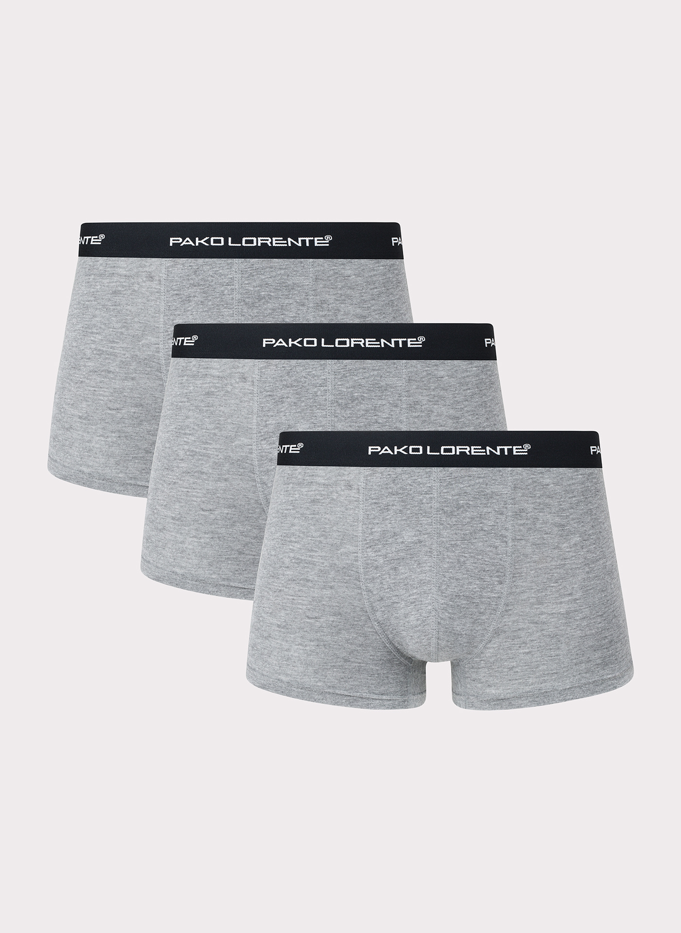 PAKO LORENTE – Trójpak bokserek męskich w kolorze szarym