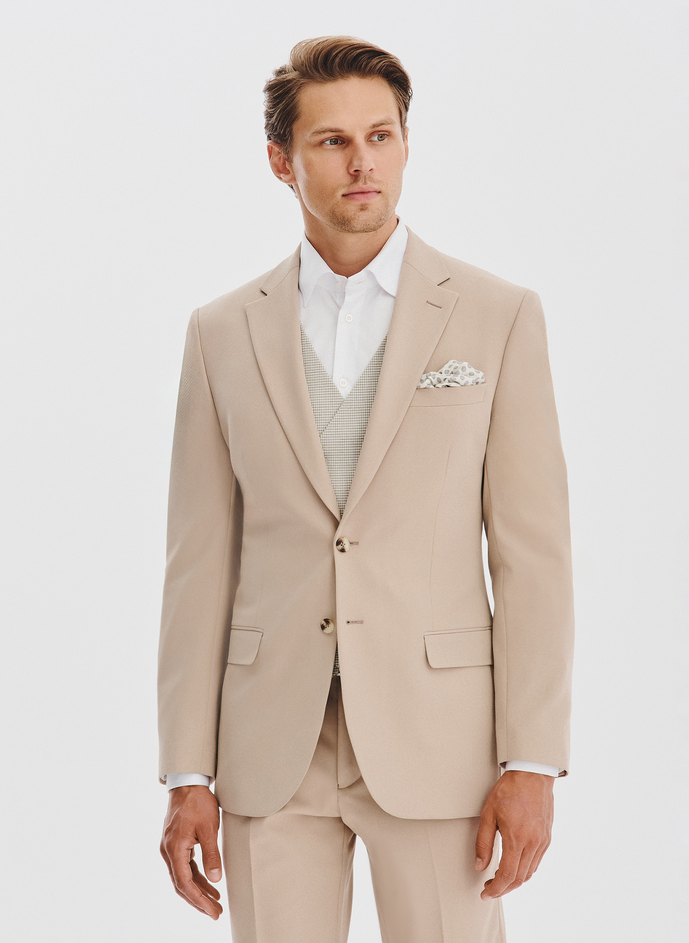 PAKO LORENTE – Beżowa marynarka męska