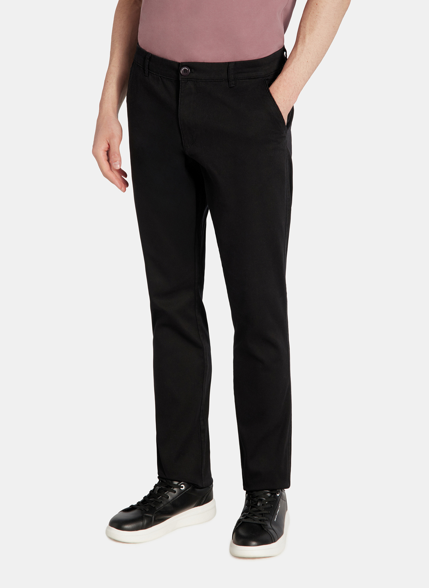 PAKO LORENTE - Czarne spodnie męskie