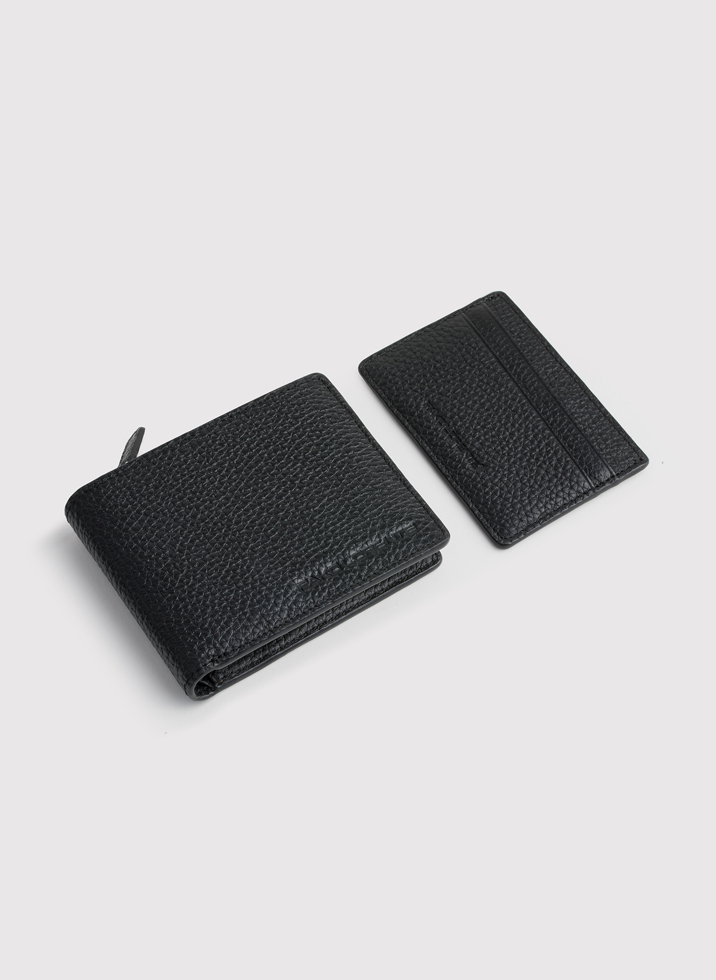 PAKO LORENTE – Zestaw męski skórzany portfel plus wizytownik