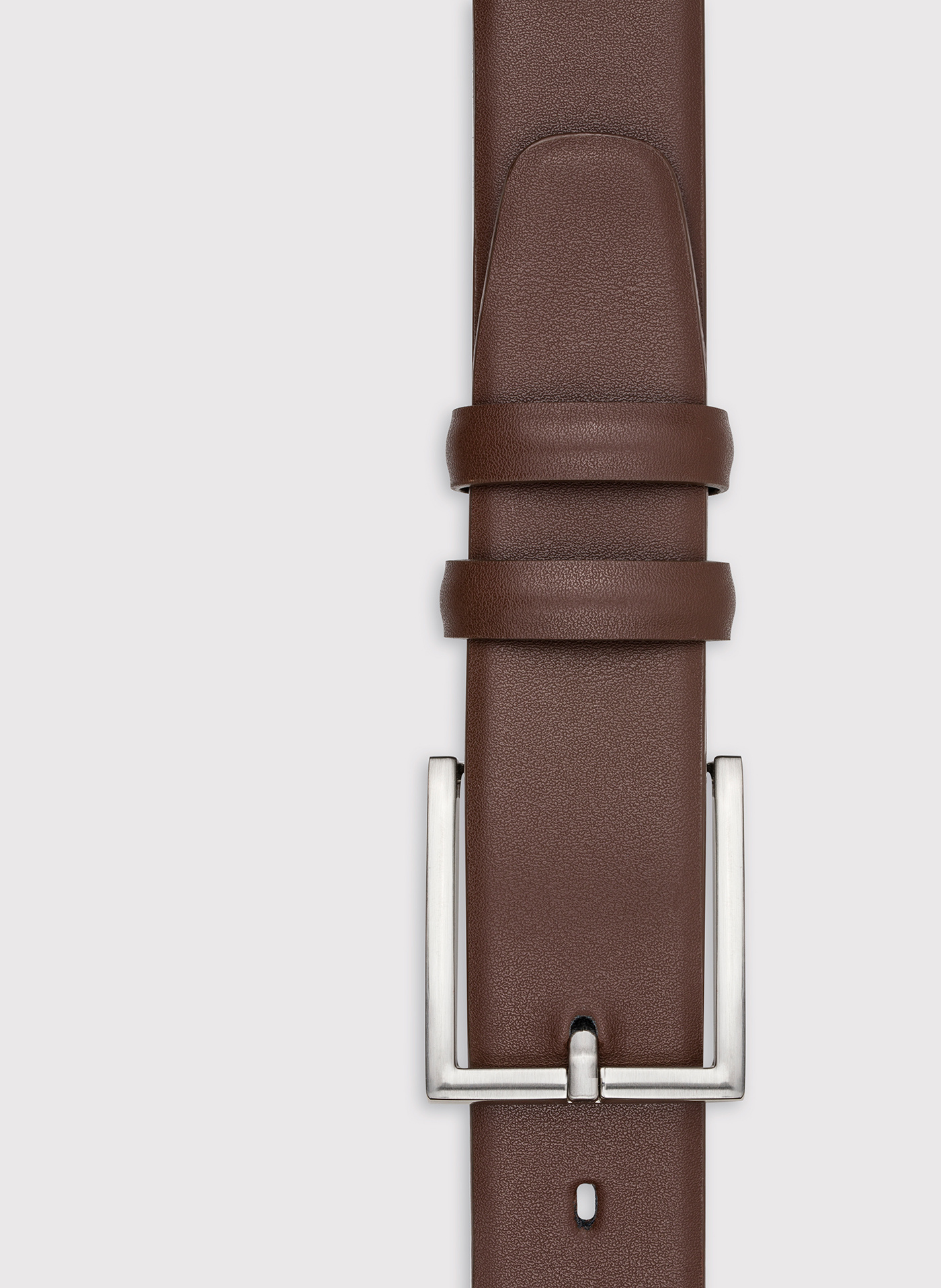 PAKO LORENTE - Kamelowy skórzany pasek męski