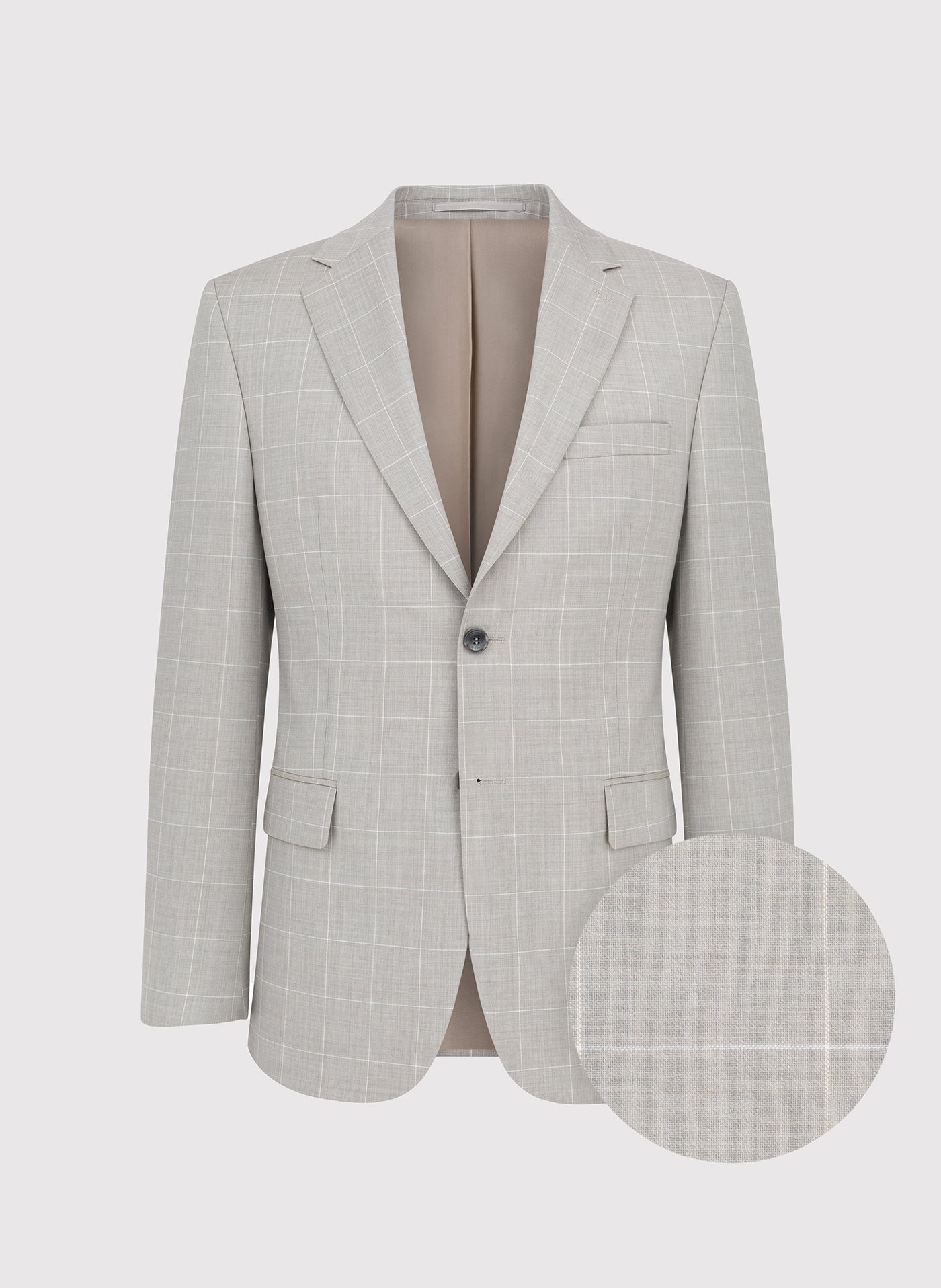 PAKO LORENTE - Wełniana marynarka garniturowa w kratkę