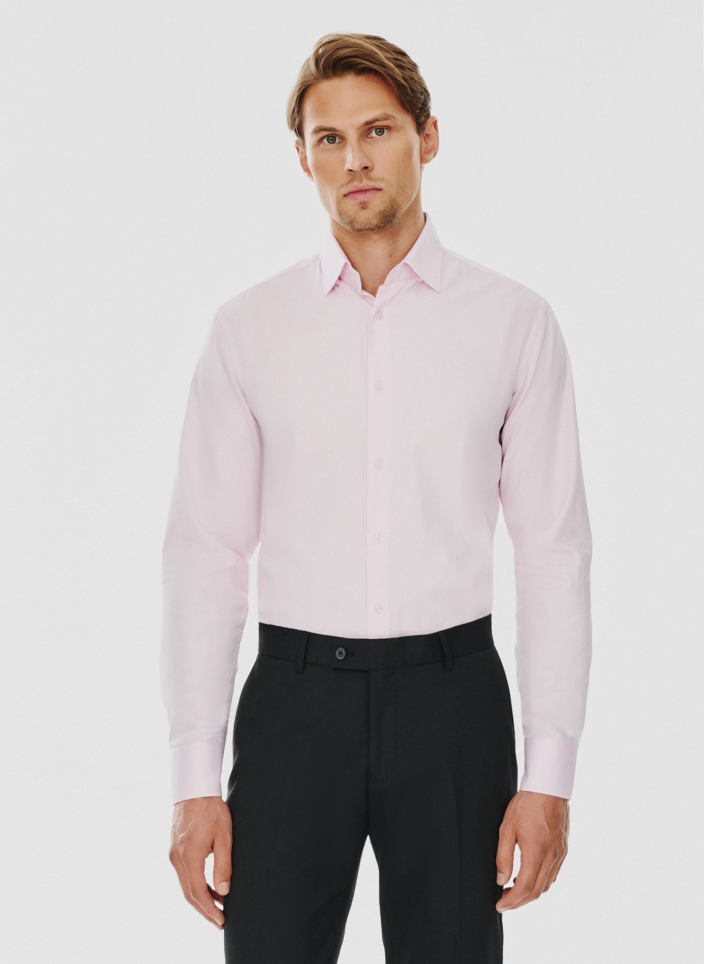 PAKO LORENTE – Różowa koszula męska