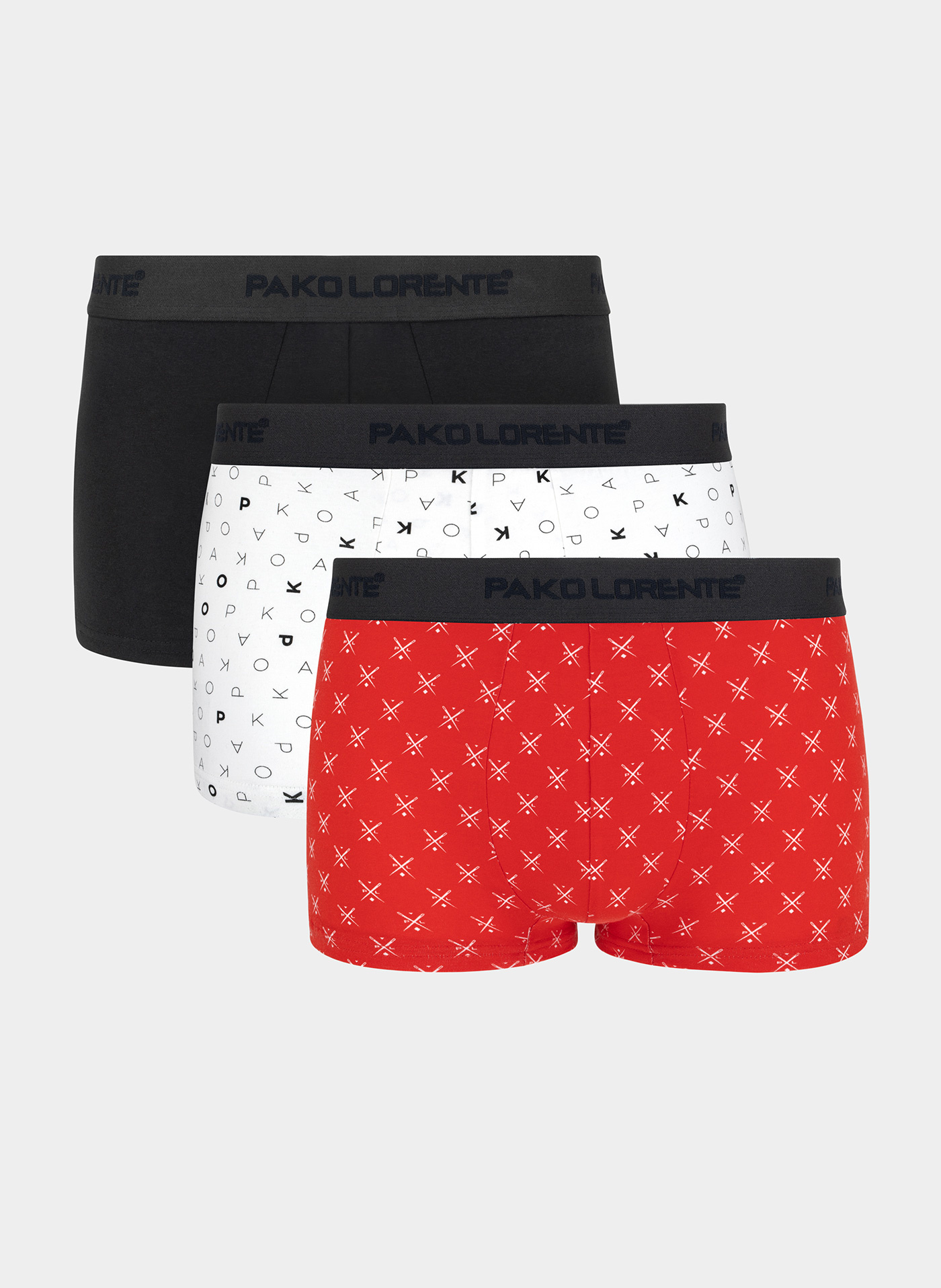 PAKO LORENTE – Bokserki męskie P21WF-GX-004-X zestaw 3 szt.
