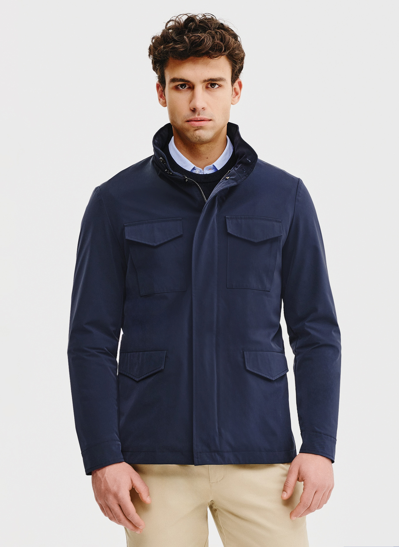 PAKO LORENTE – Wiosenna kurtka w kolorze granatowym