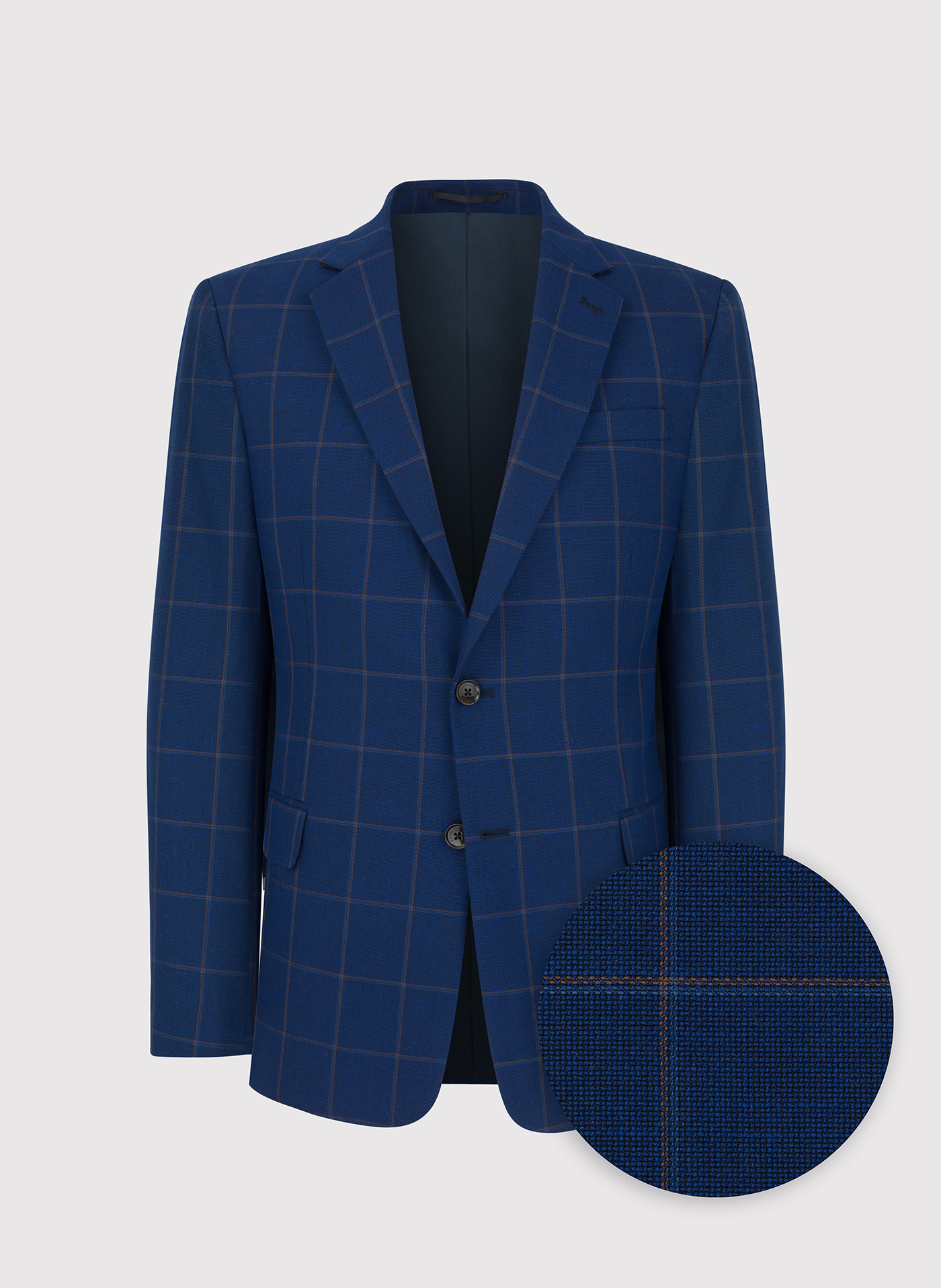 PAKO LORENTE – Granatowa marynarka casualowa w kratę