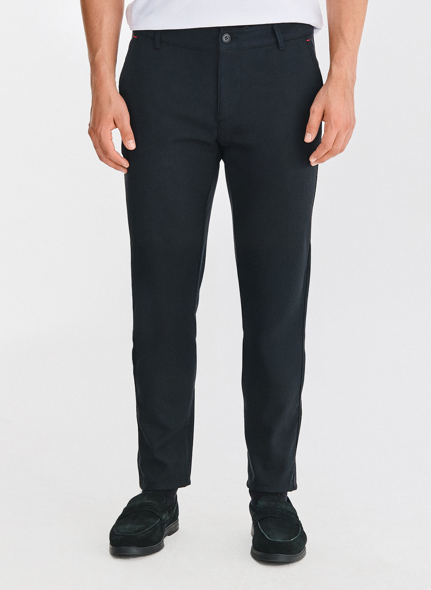 PAKO LORENTE - Granatowe spodnie męskie