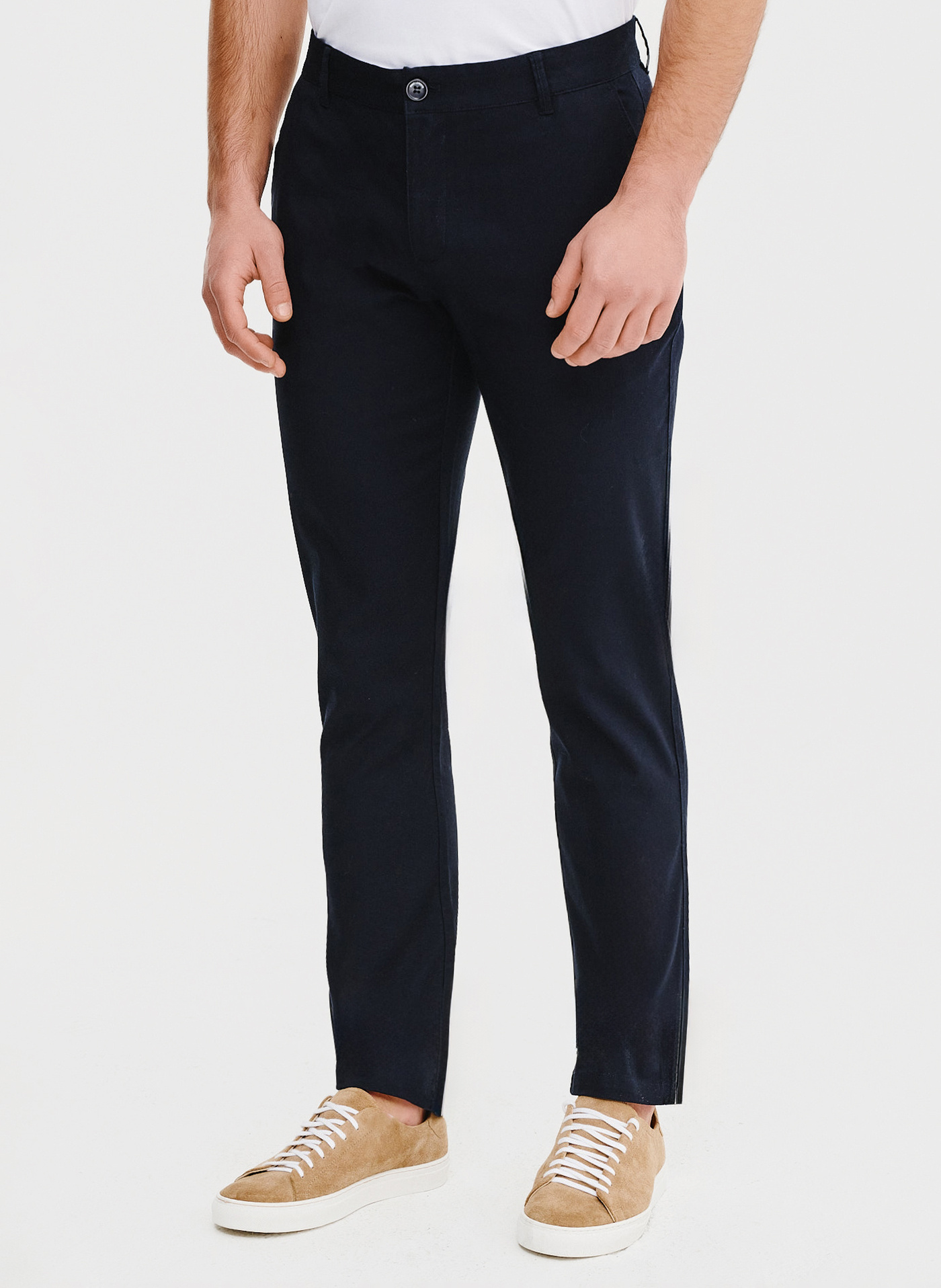 PAKO LORENTE – Spodnie męskie w kolorze granatowym