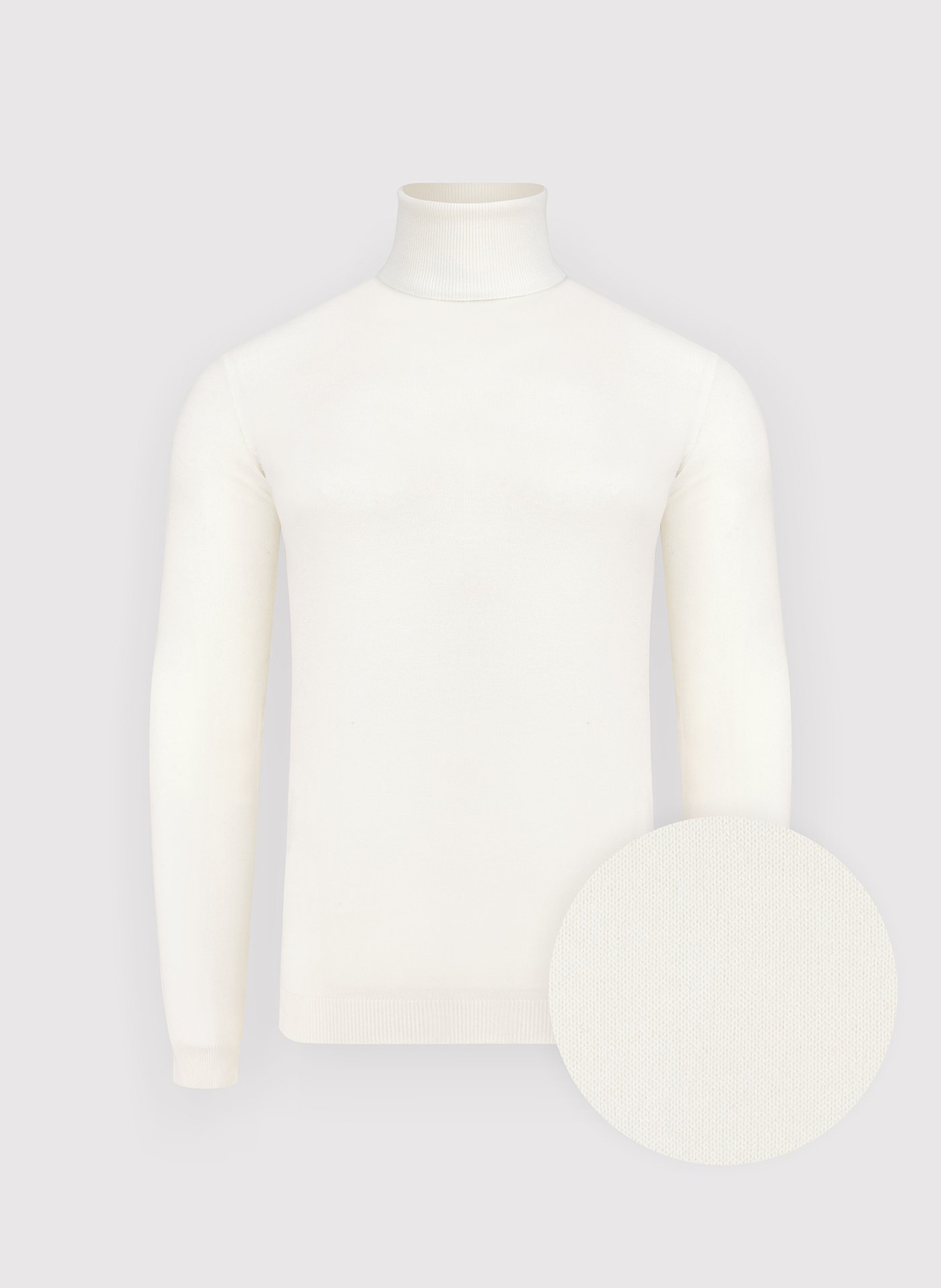 PAKO LORENTE - Golf męski w białym kolorze