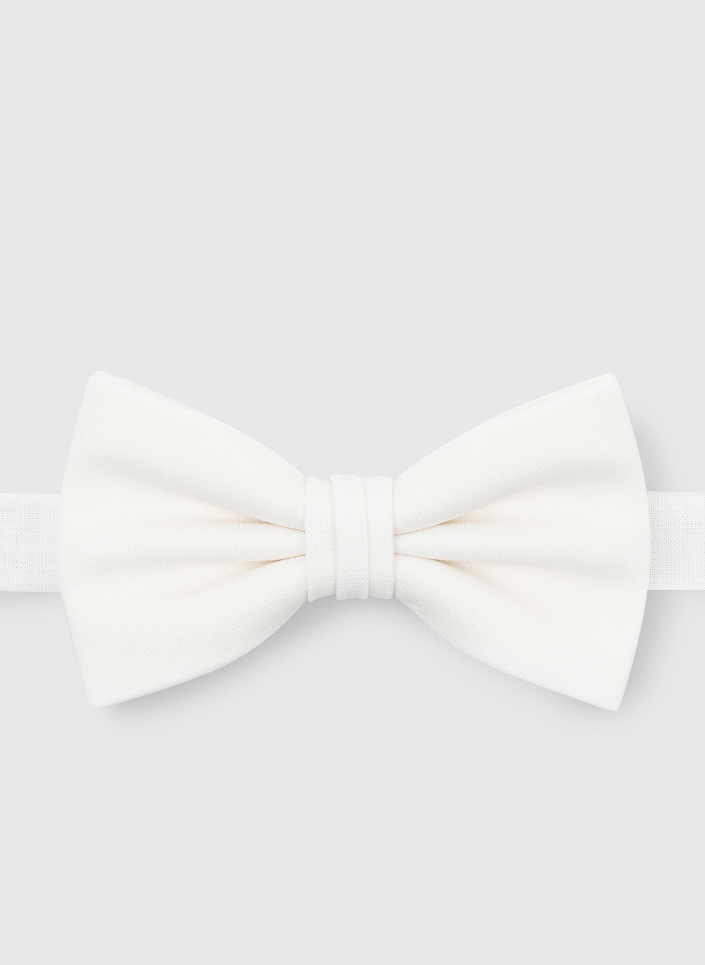 PAKO LORENTE – Beżowa gładka muszka męska