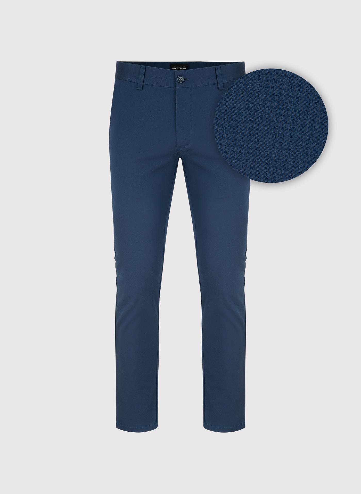 PAKO LORENTE - Granatowe spodnie casual
