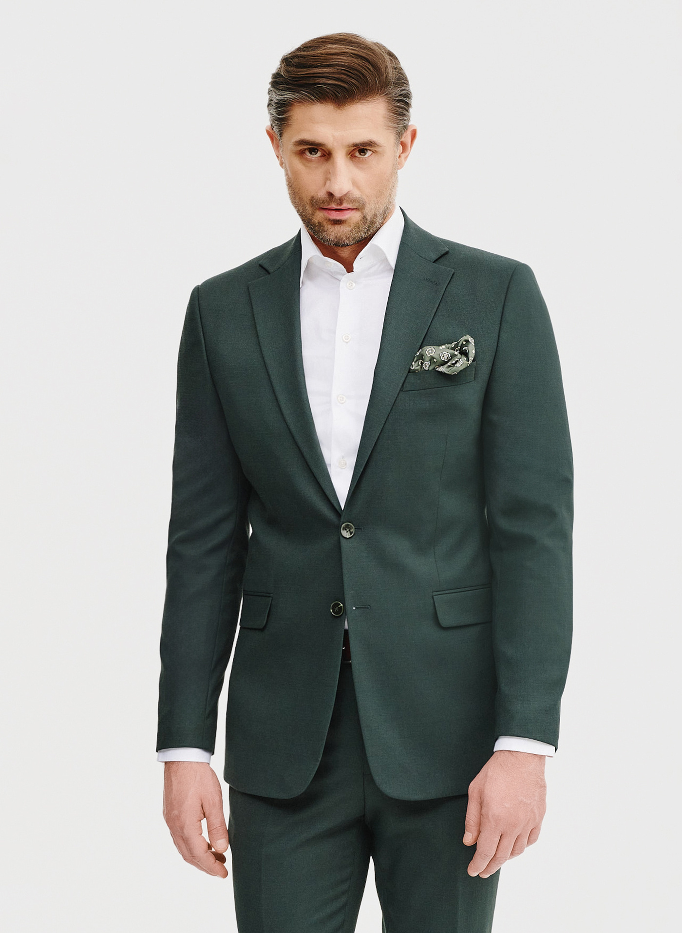 PAKO LORENTE - Zielona marynarka garniturowa