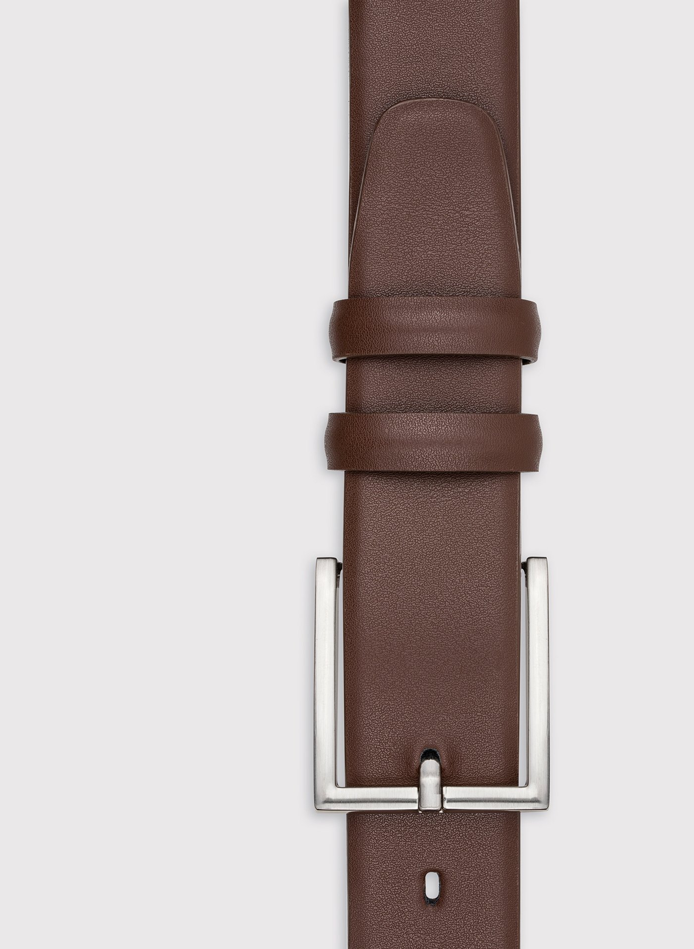 PAKO LORENTE - Kamelowy skórzany pasek męski