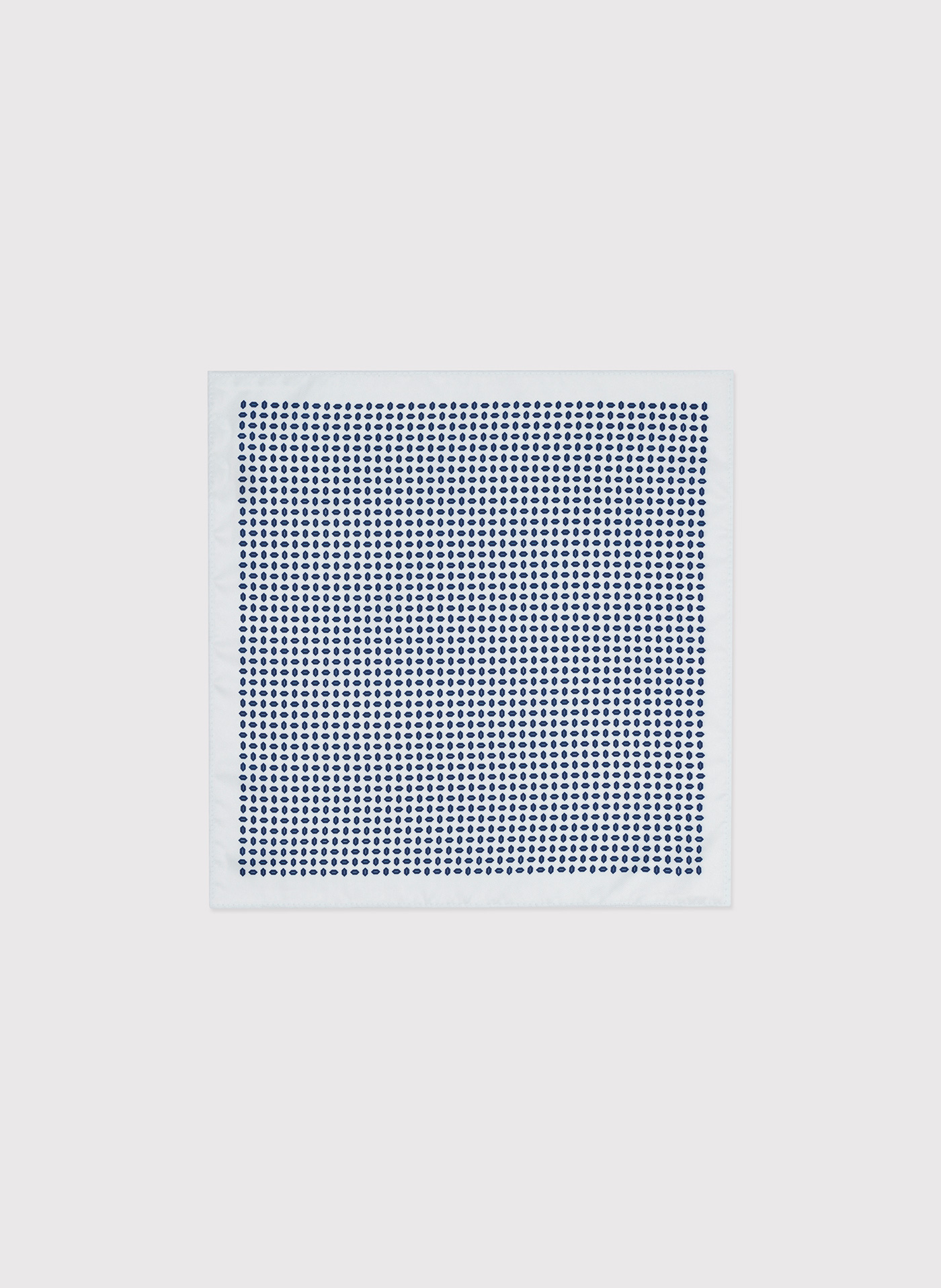 PAKO LORENTE – Biała poszetka we wzorki