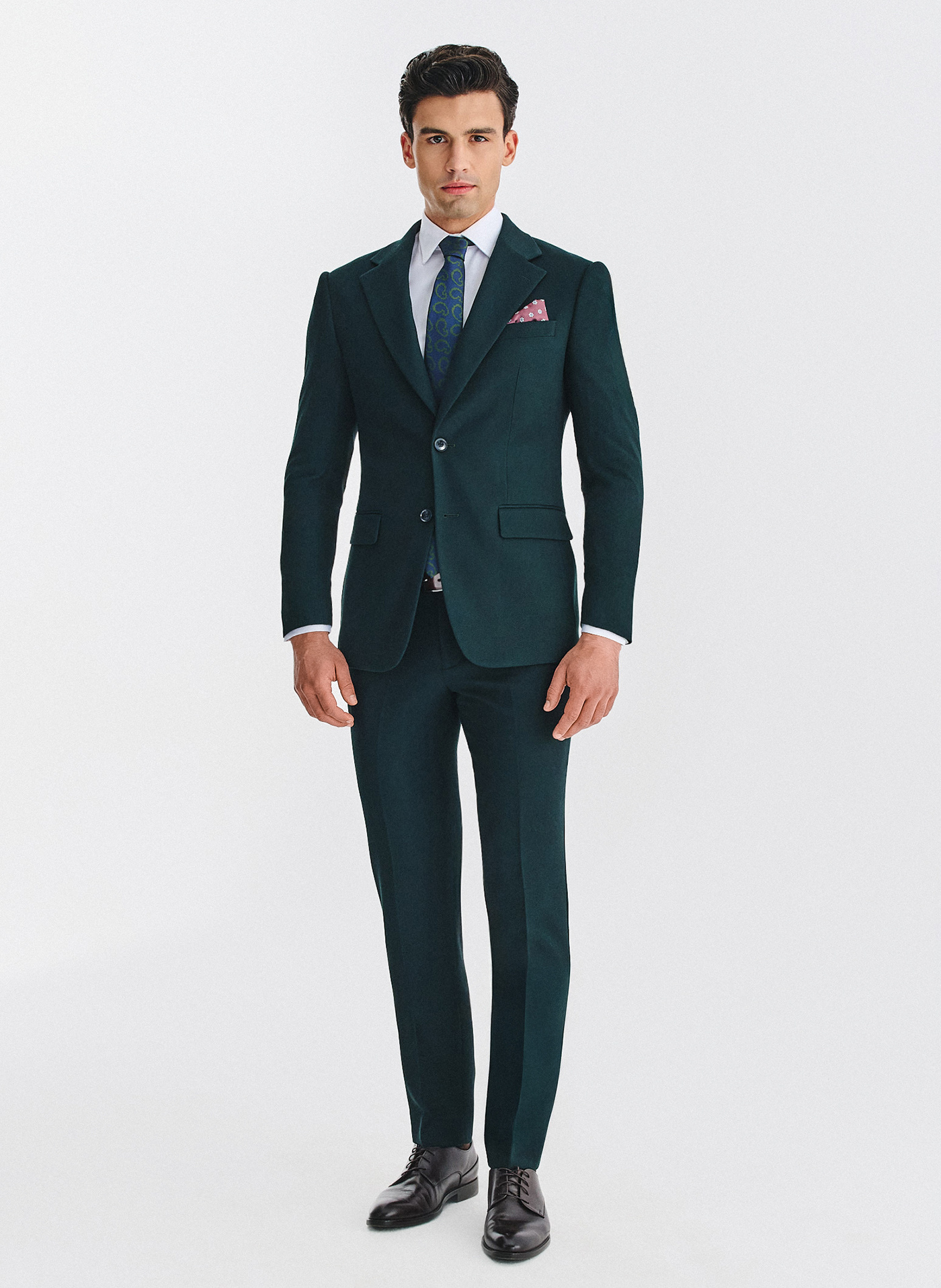 PAKO LORENTE – Zielony garnitur męski