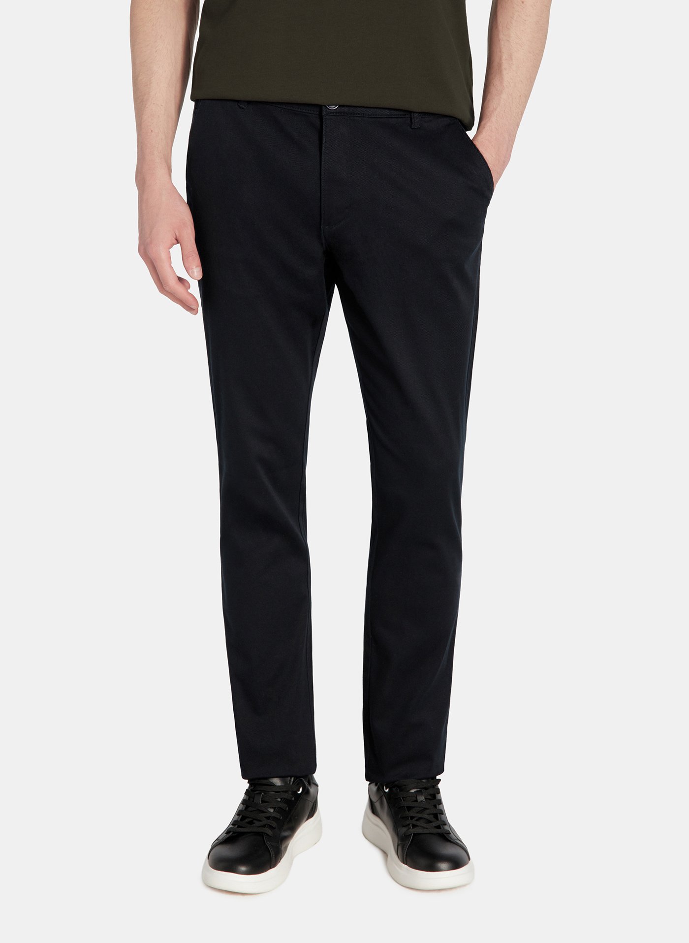 PAKO LORENTE - Granatowe spodnie męskie