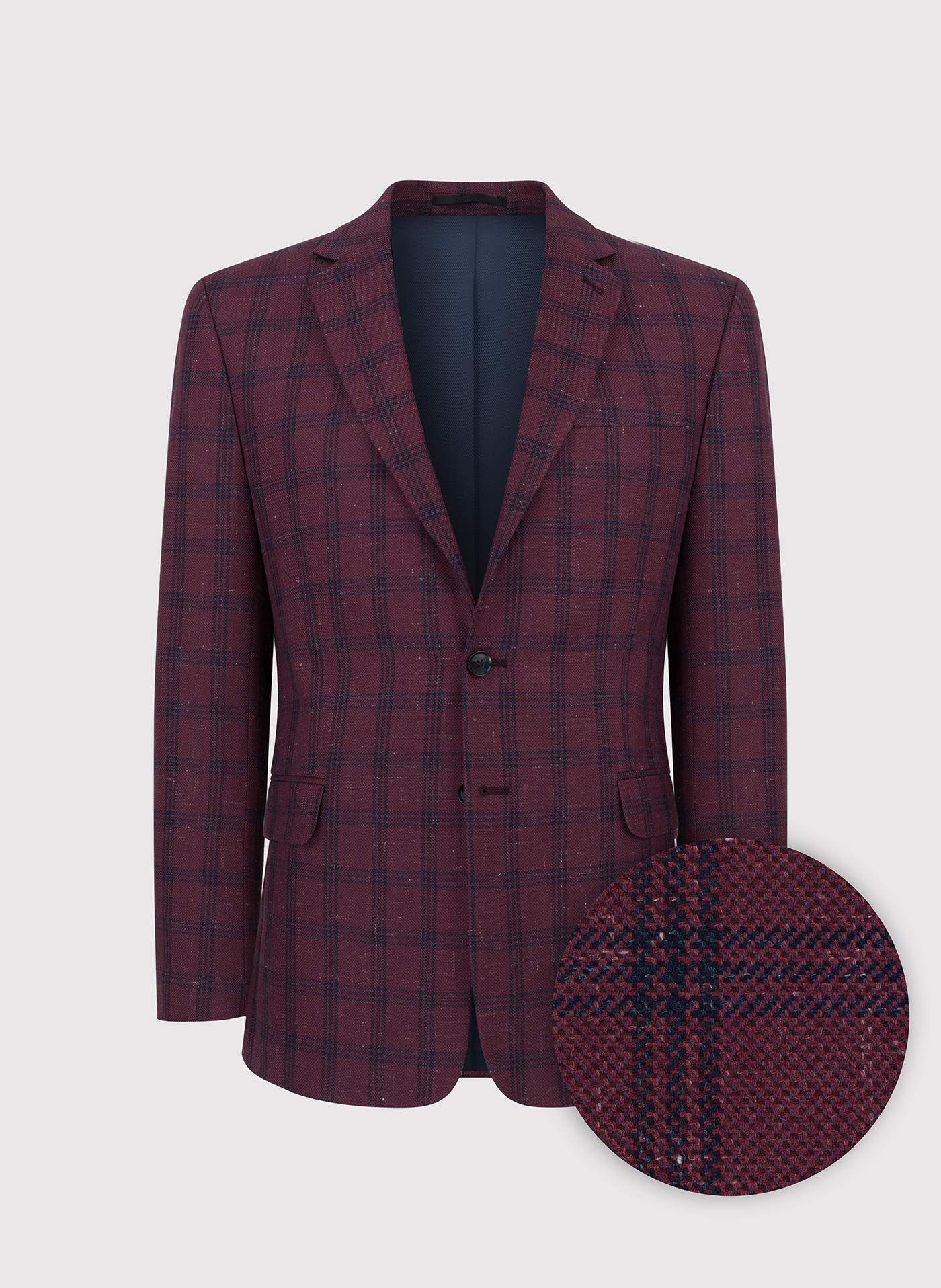 PAKO LORENTE – Bordowa marynarka casualowa