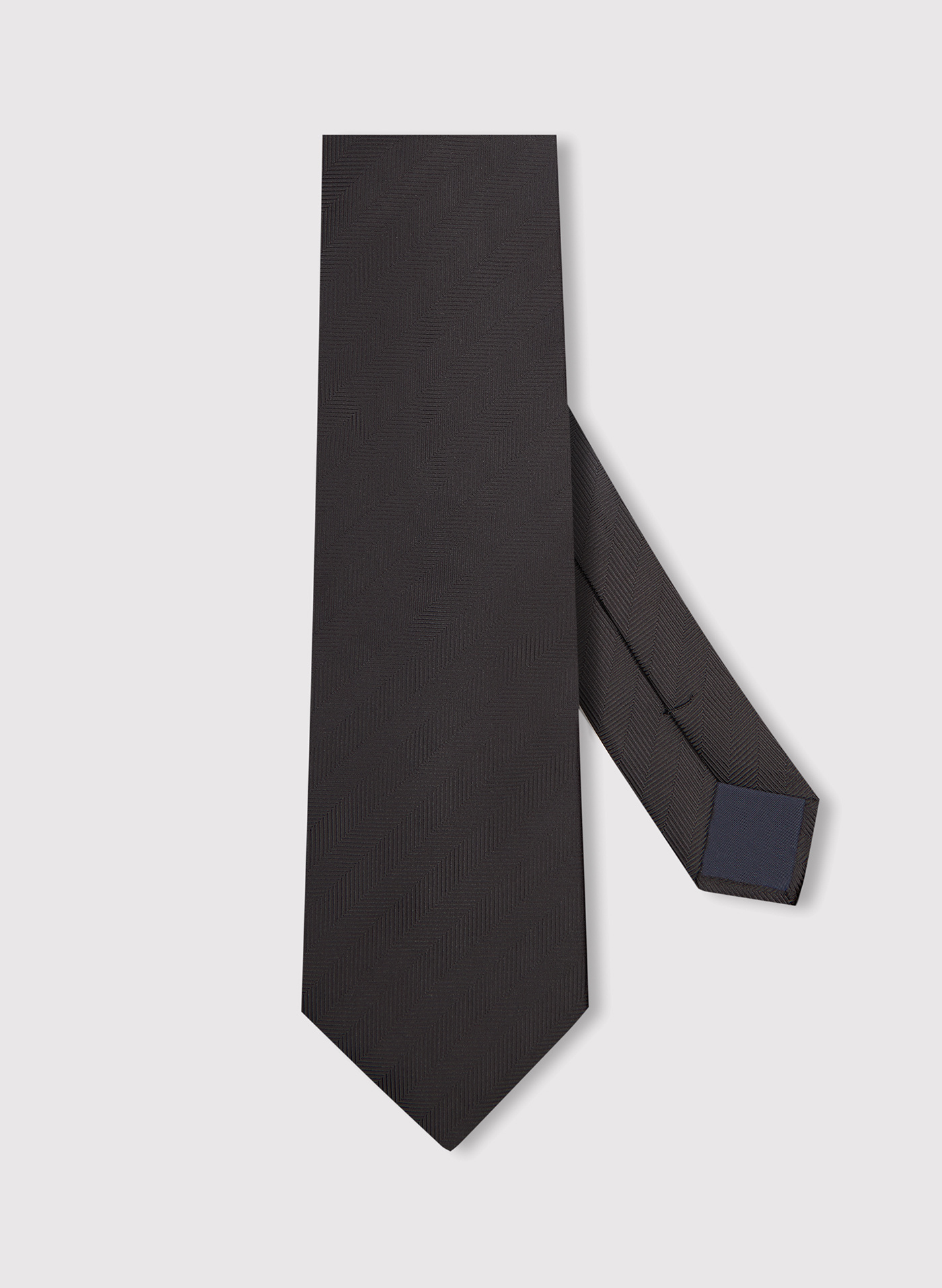 Czarny krawat męski