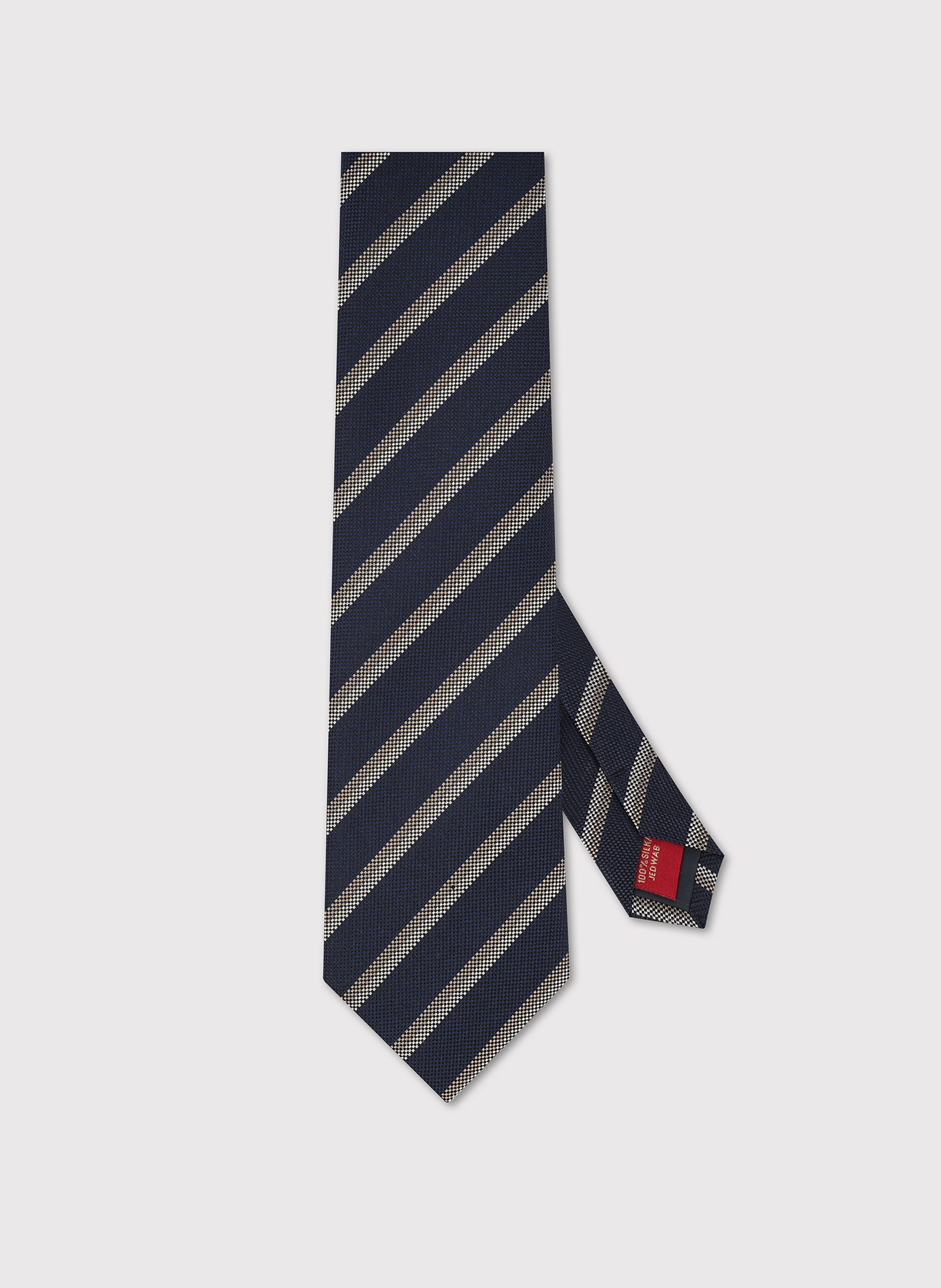 PAKO LORENTE - Jedwabny krawat męski w pasy