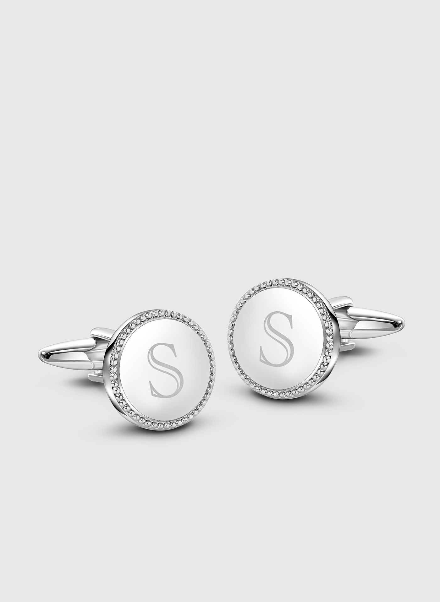 PAKO LORENTE – Srebrne spinki do mankietów