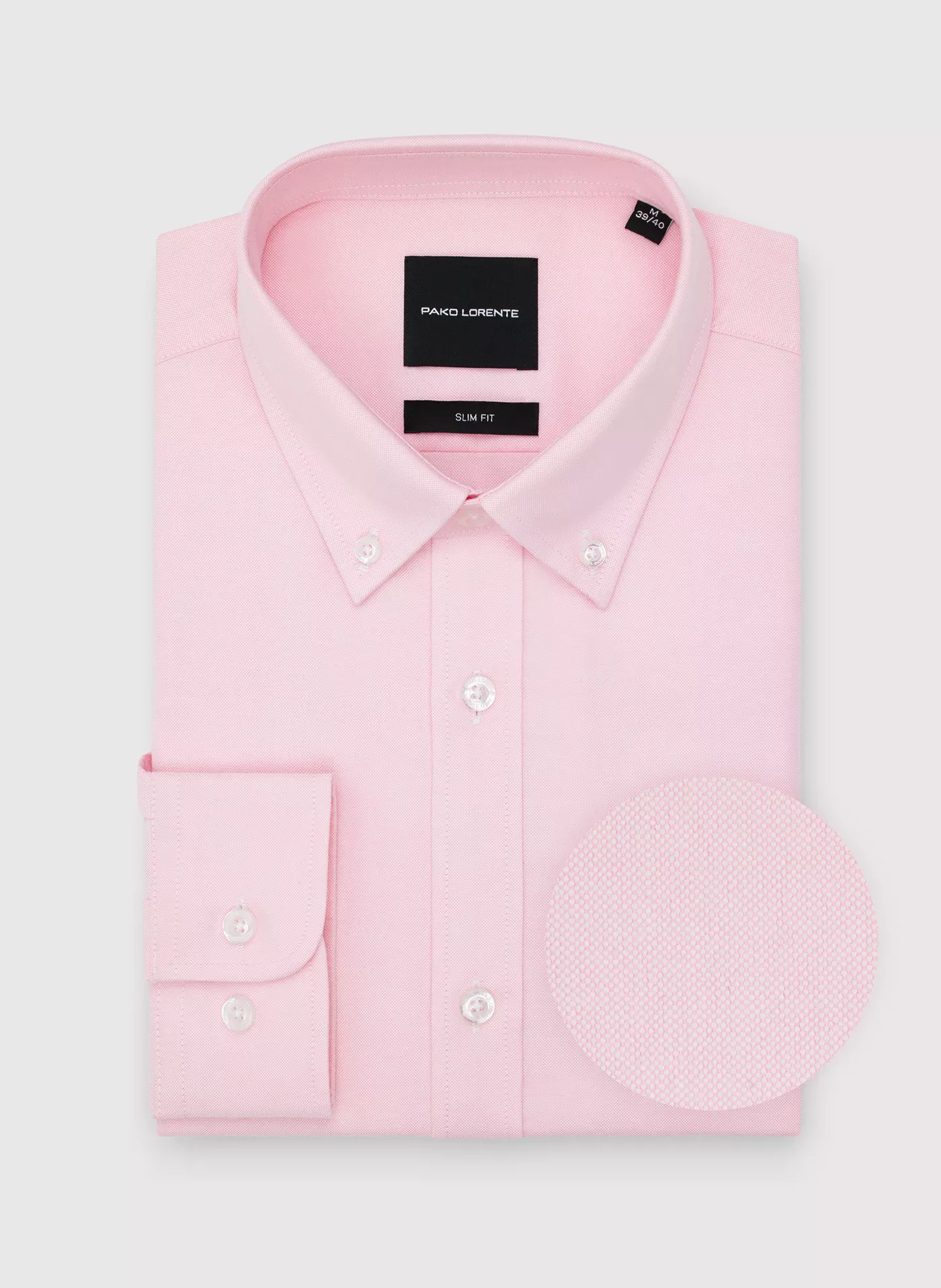 PAKO LORENTE – Różowa koszula męska