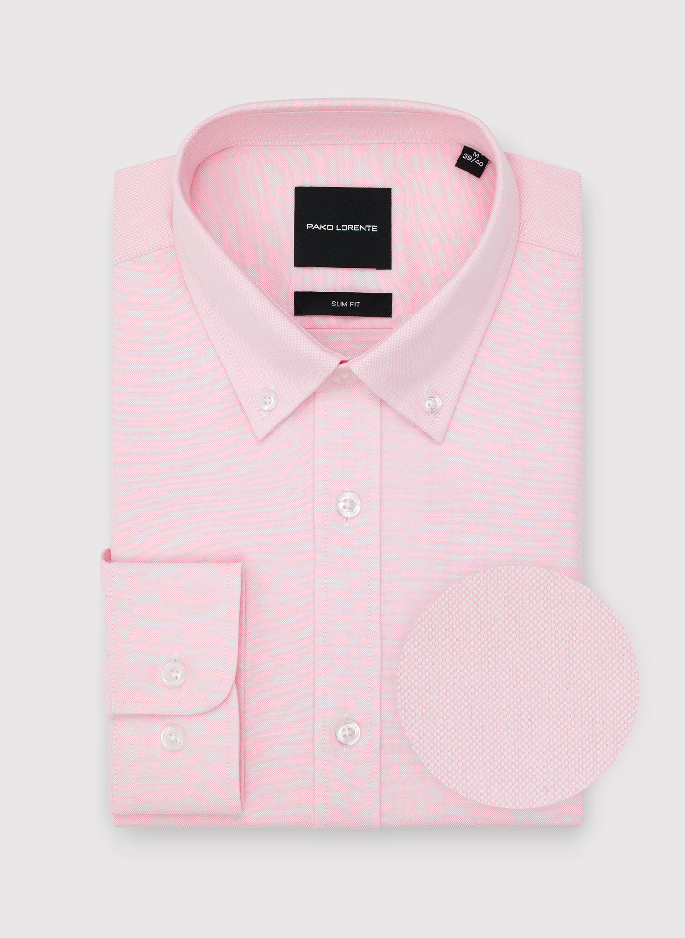 PAKO LORENTE – Różowa koszula męska