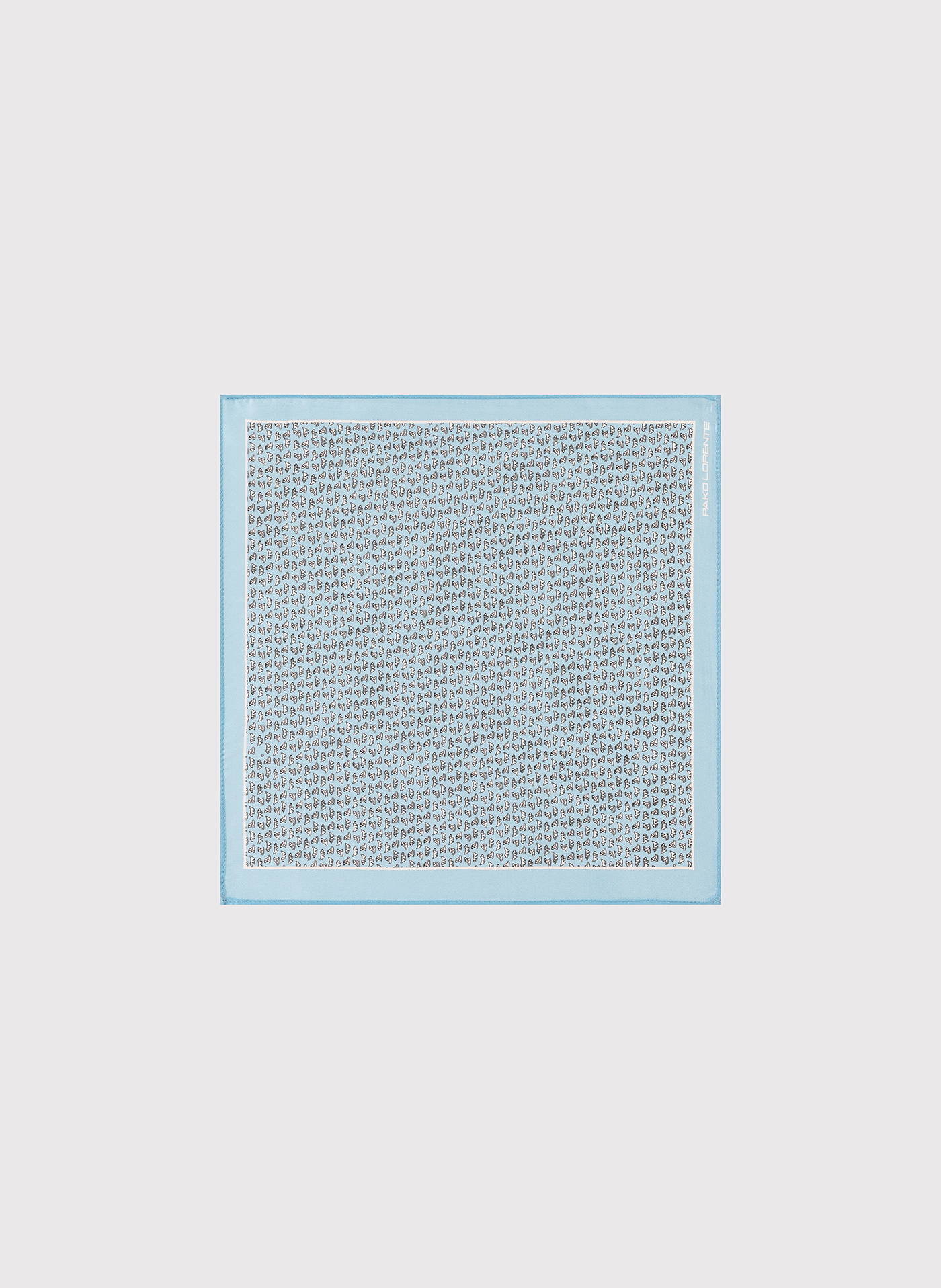 PAKO LORENTE - Błękitna poszetka męska w pieski