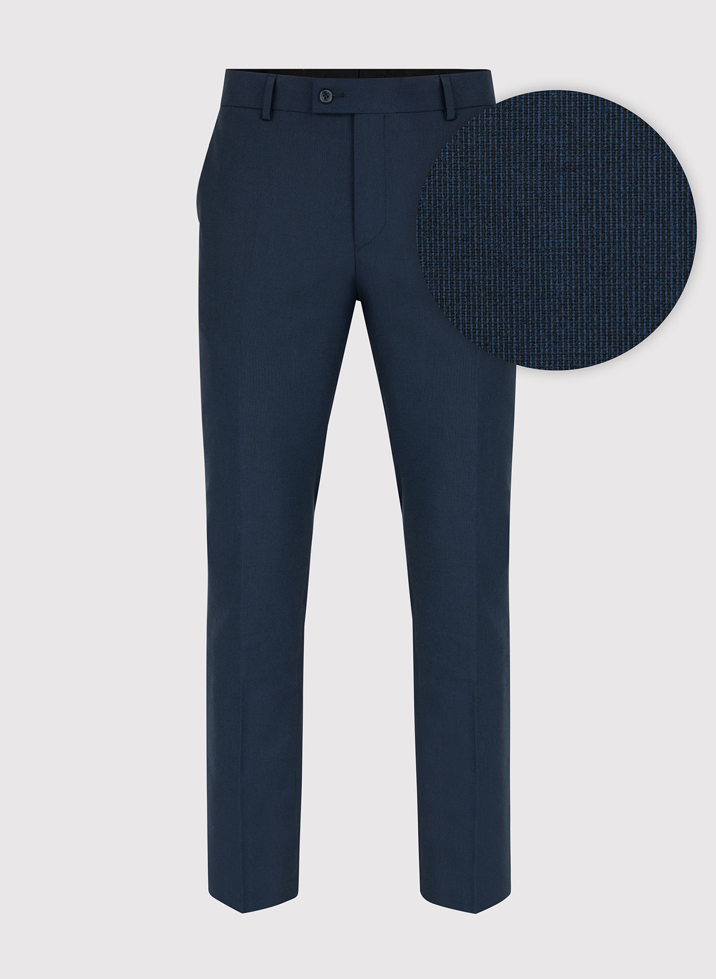 PAKO LORENTE – Granatowe spodnie garniturowe