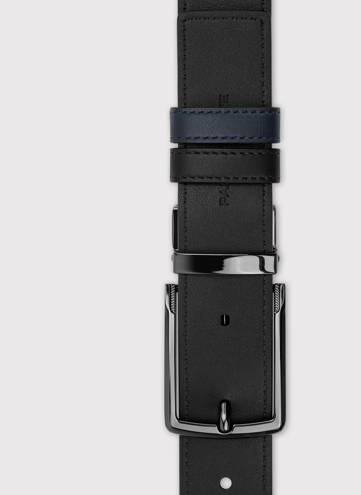 PAKO LORENTE – Dwustronny skórzany pasek męski