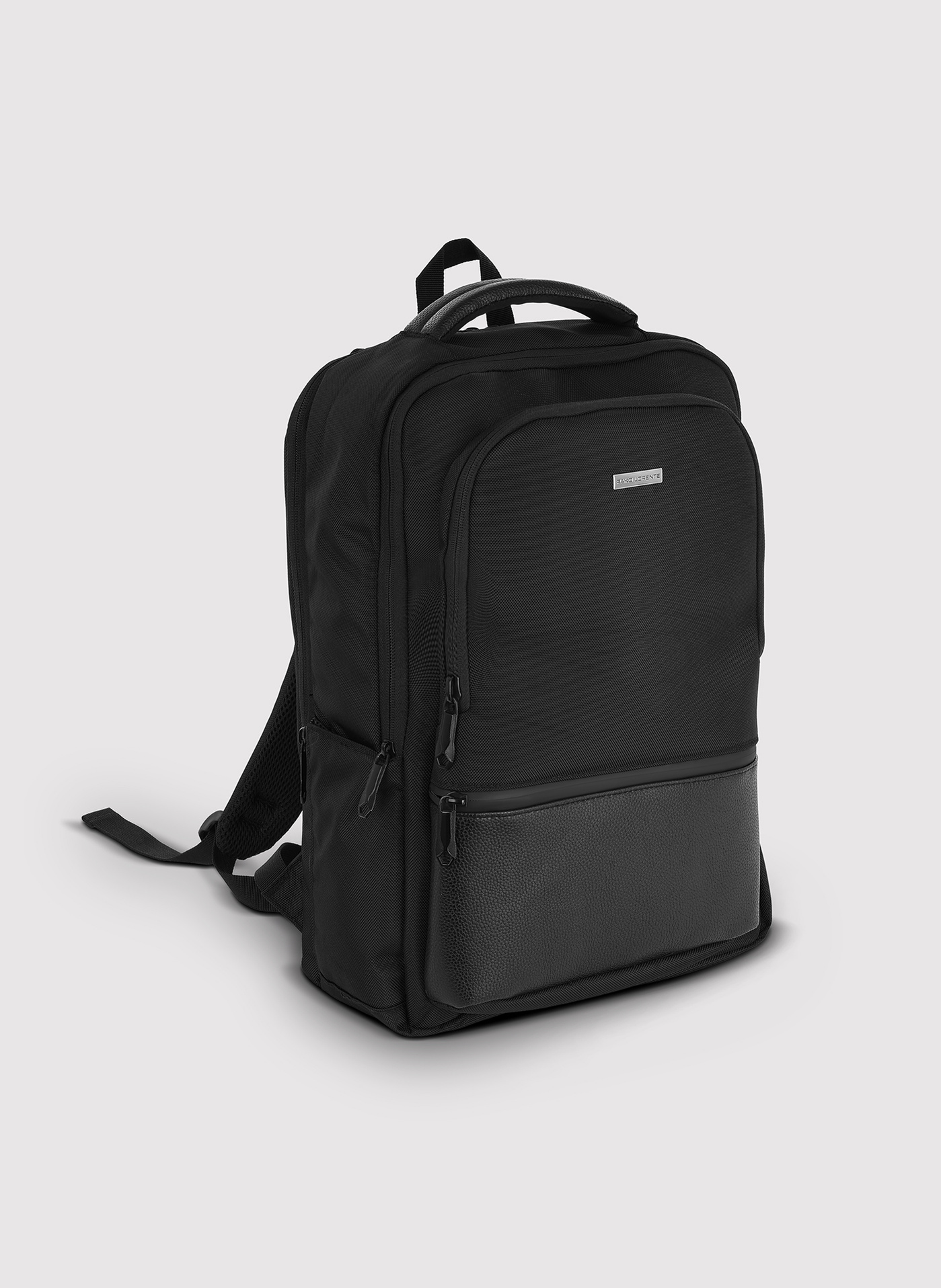 PAKO LORENTE - Czarny plecak męski na laptopa
