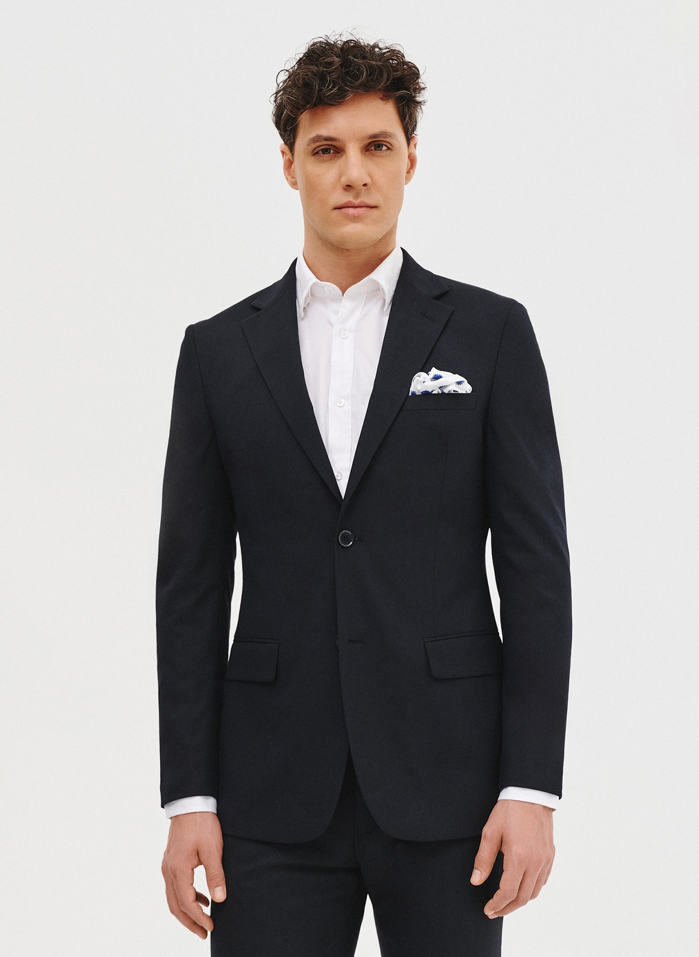 PAKO LORENTE – Granatowa marynarka garniturowa