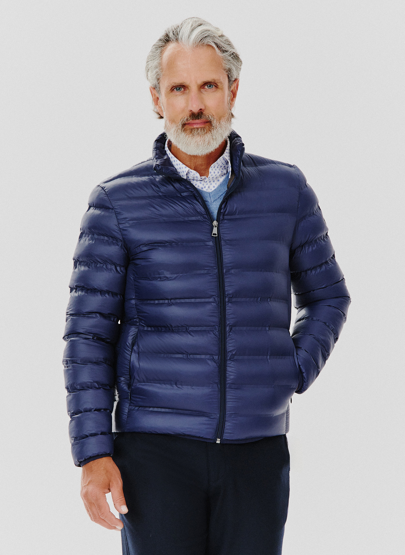 PAKO LORENTE – Krótka pikowana kurtka w kolorze granatowym