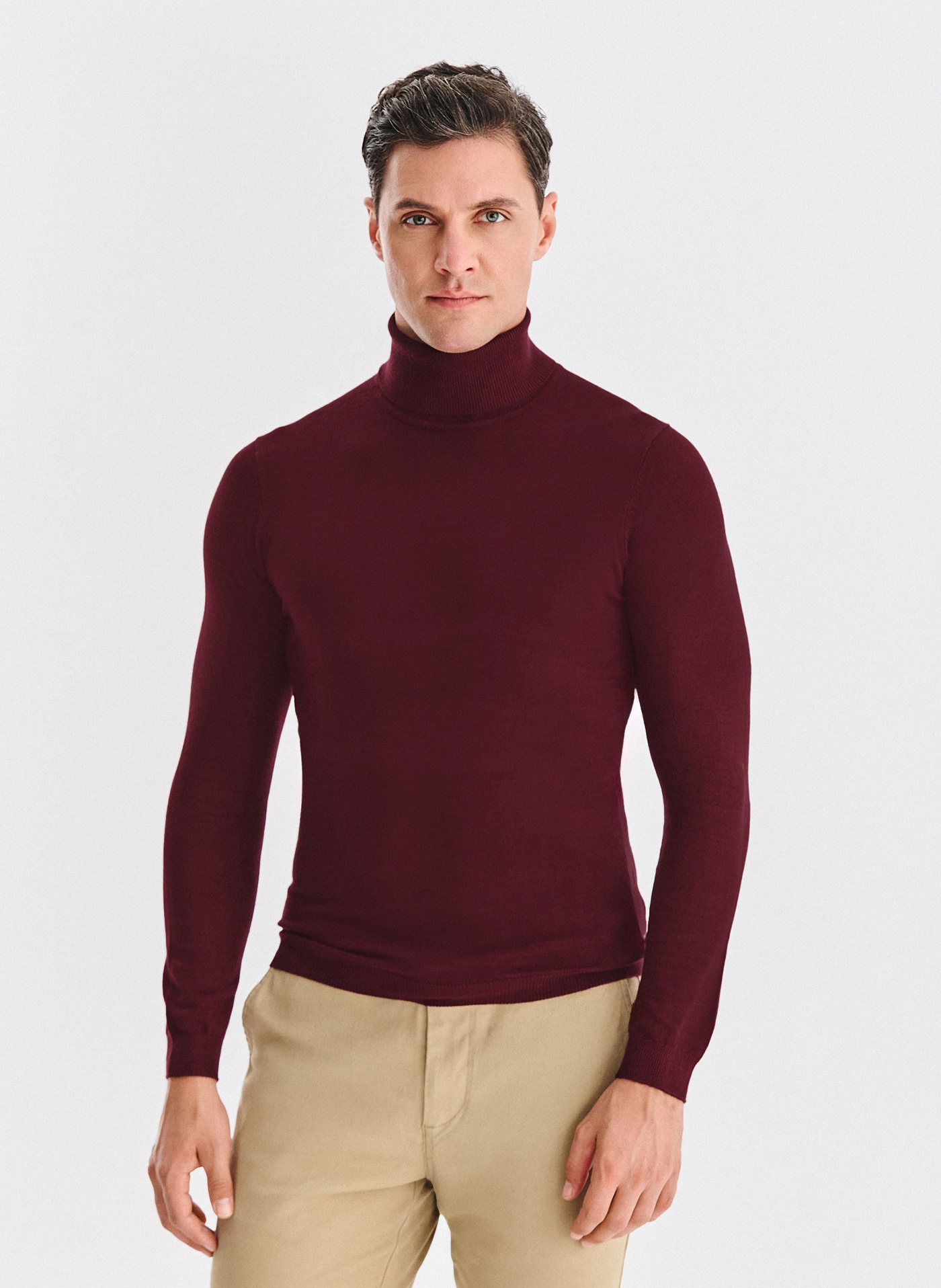 PAKO LORENTE - olf męski w bordowym kolorze