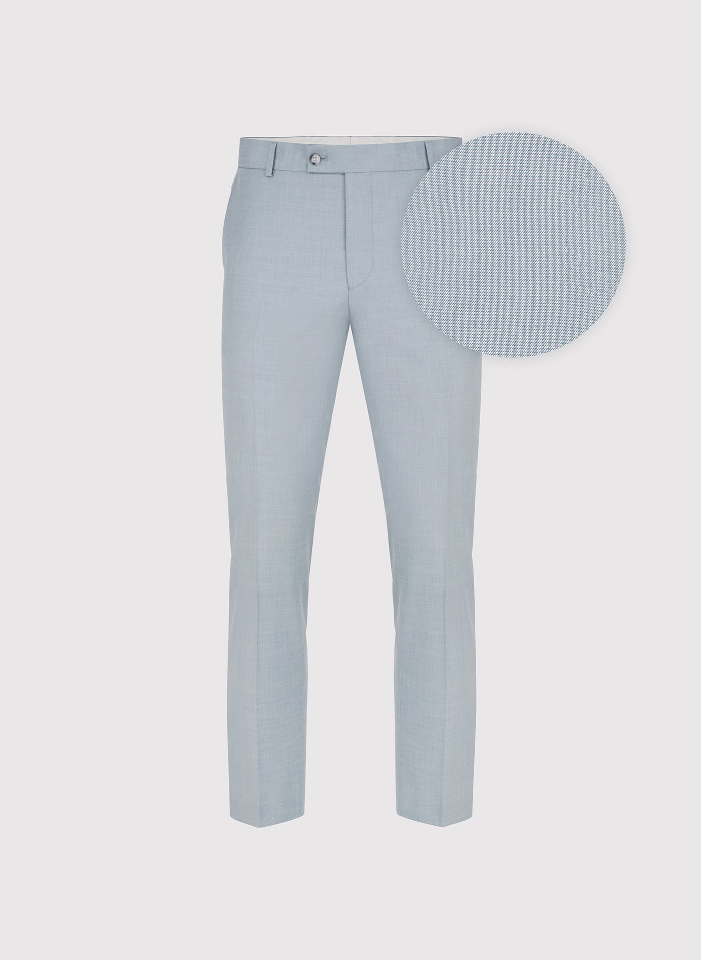 PAKO LORENTE – Błękitne spodnie ganiturowe