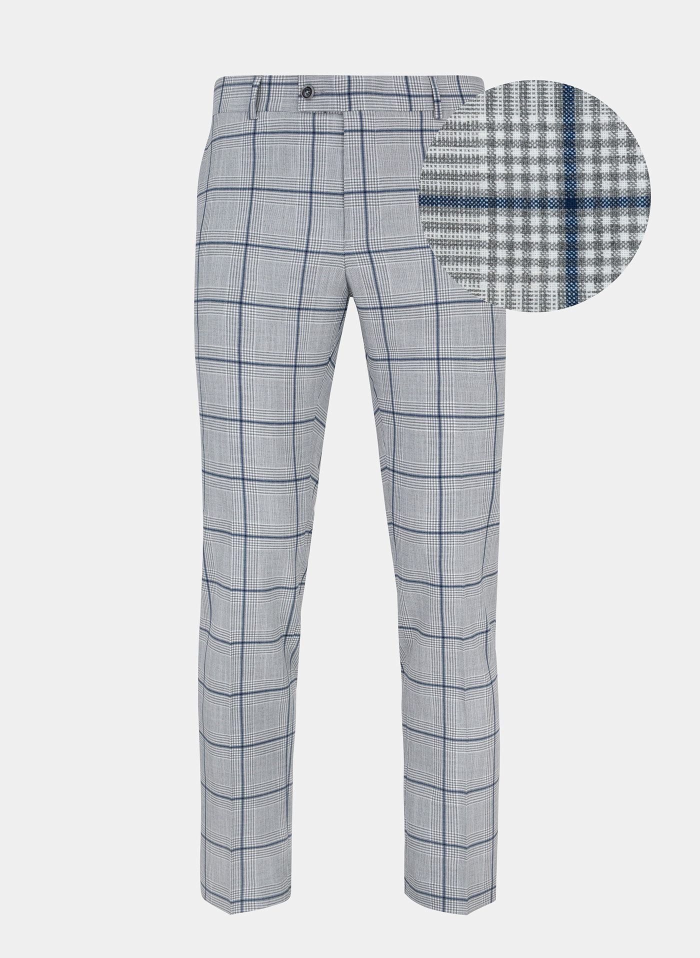 PAKO LORENTE – Szare spodnie garniturowe P22SF-6G-010-S-S