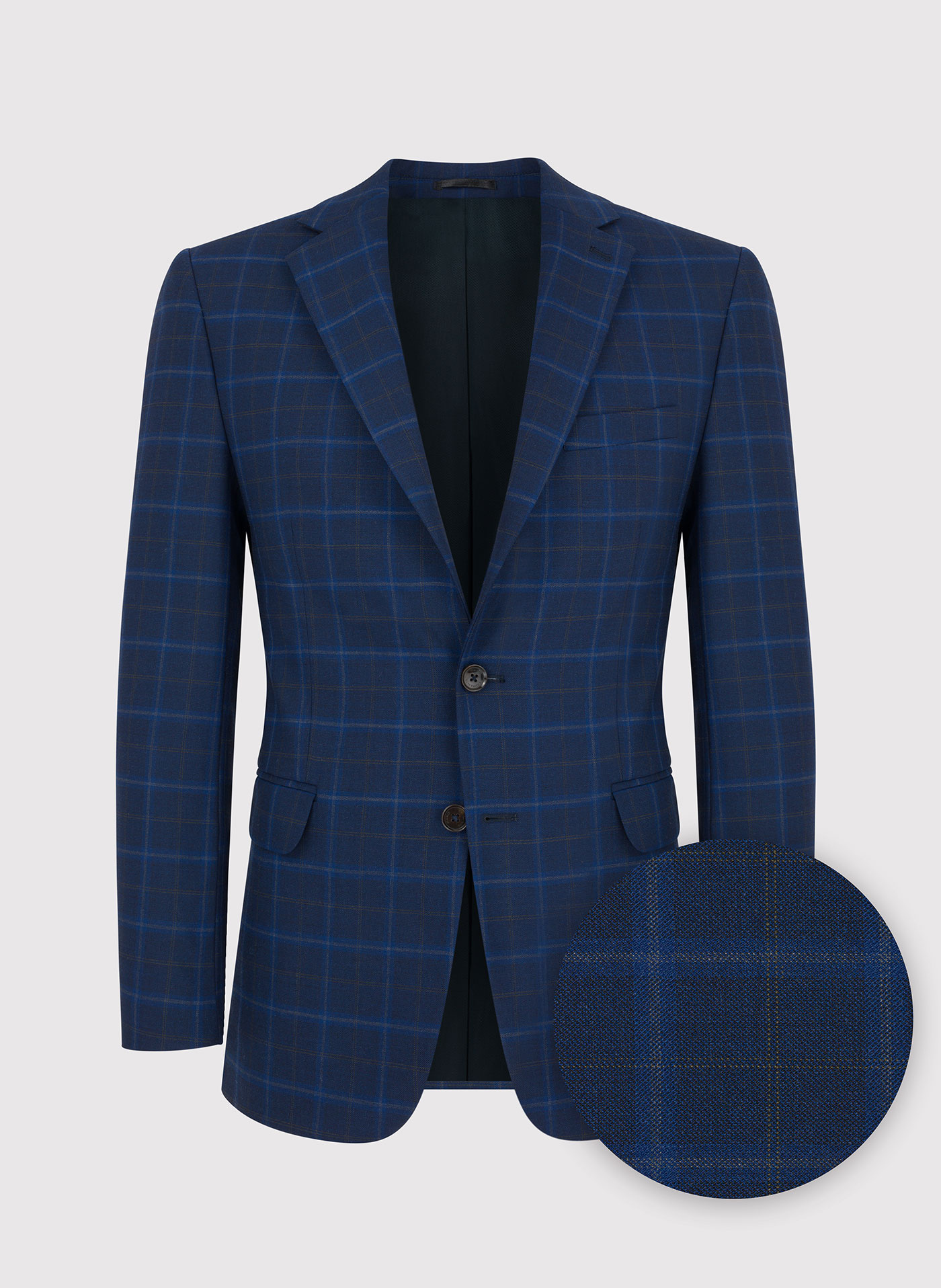 PAKO LORENTE – Kraciasta marynarka garniturowa z wełną